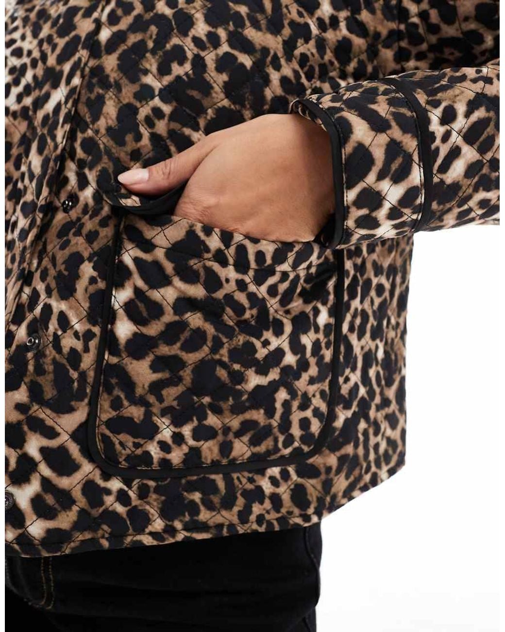 ONLY Brown Quilted Jacket