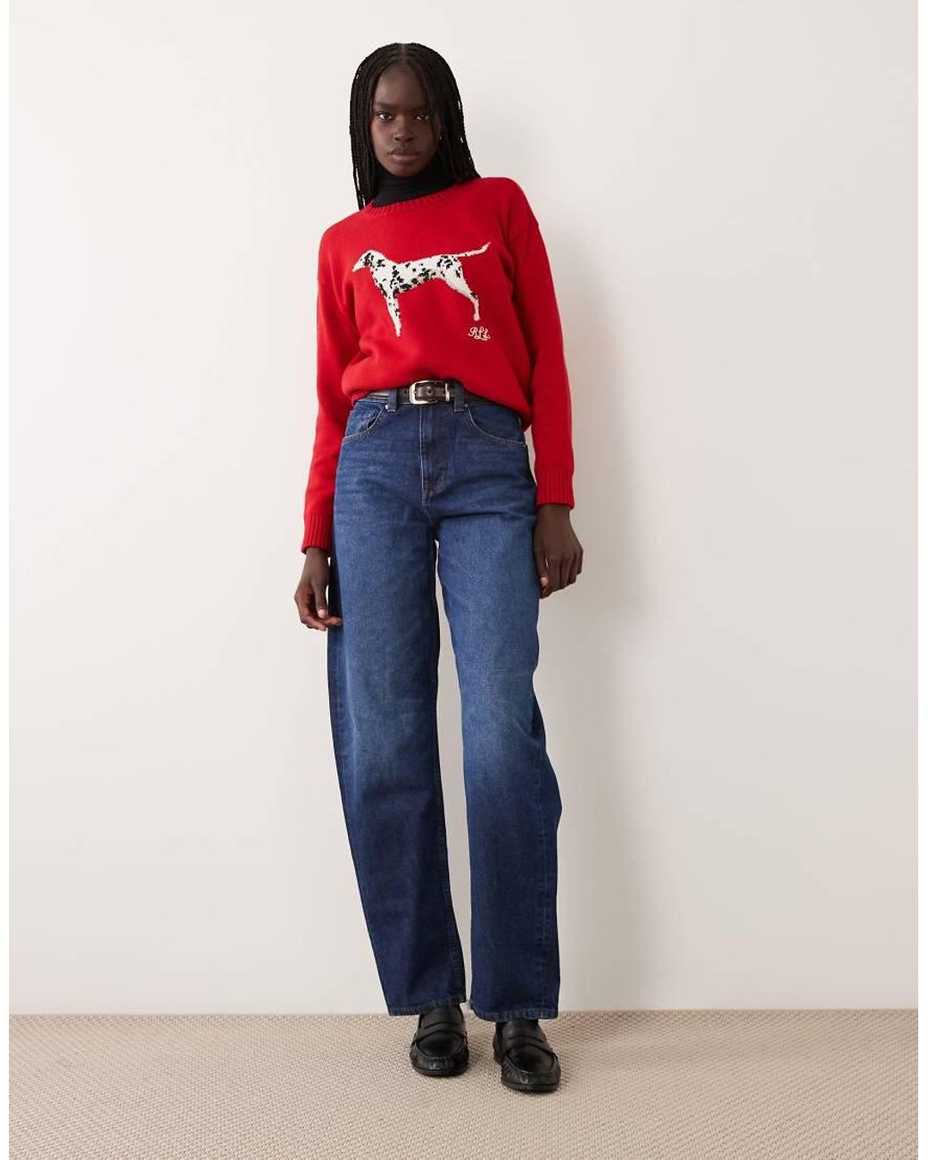 Ralph Lauren Red Dog Knit Jumper