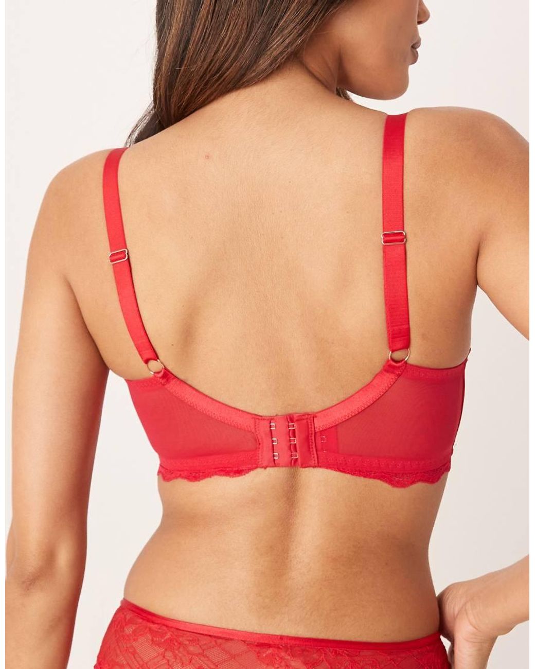 DORINA Red Hasina Fuller Bust Non Padded Unerwi Bra