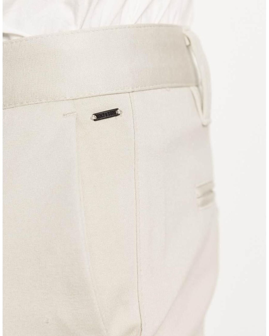 Only & Sons Natural Slim Fit Tapered Trousers for men