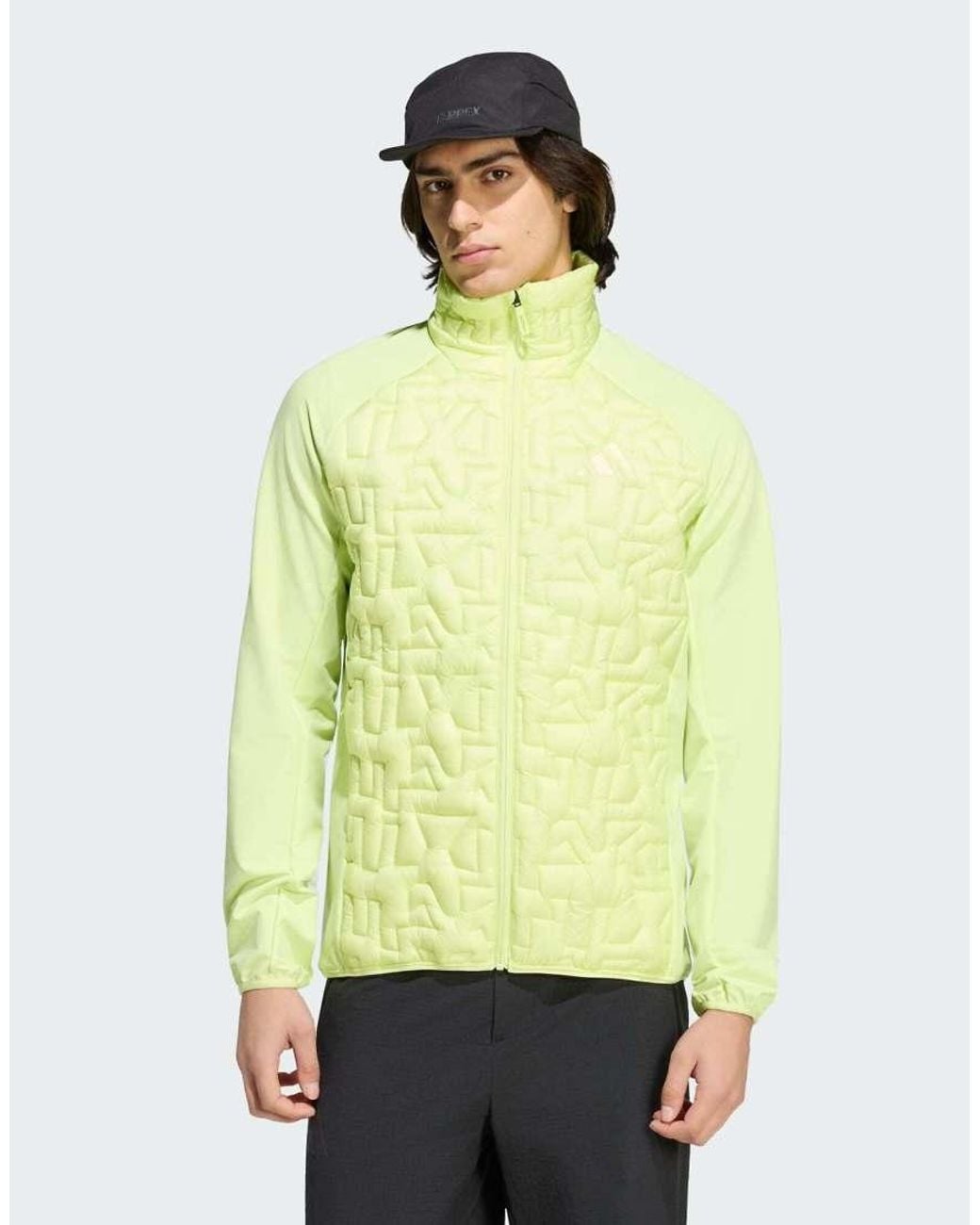 Adidas Originals Green Terrex Xperior Primaloft Loose Fill Hybrid Jacket for men