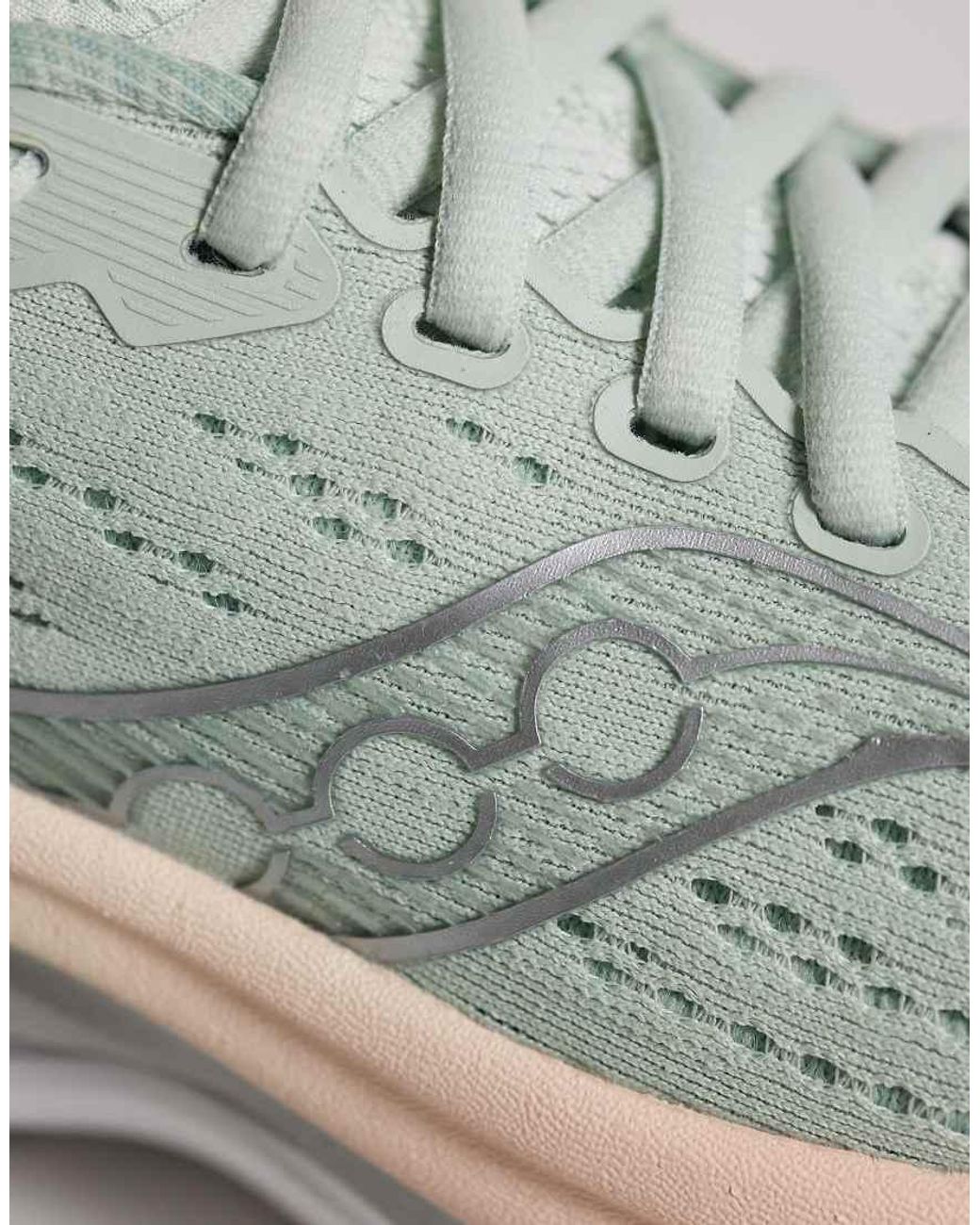 Saucony White Hurricane 25 Running Trainers
