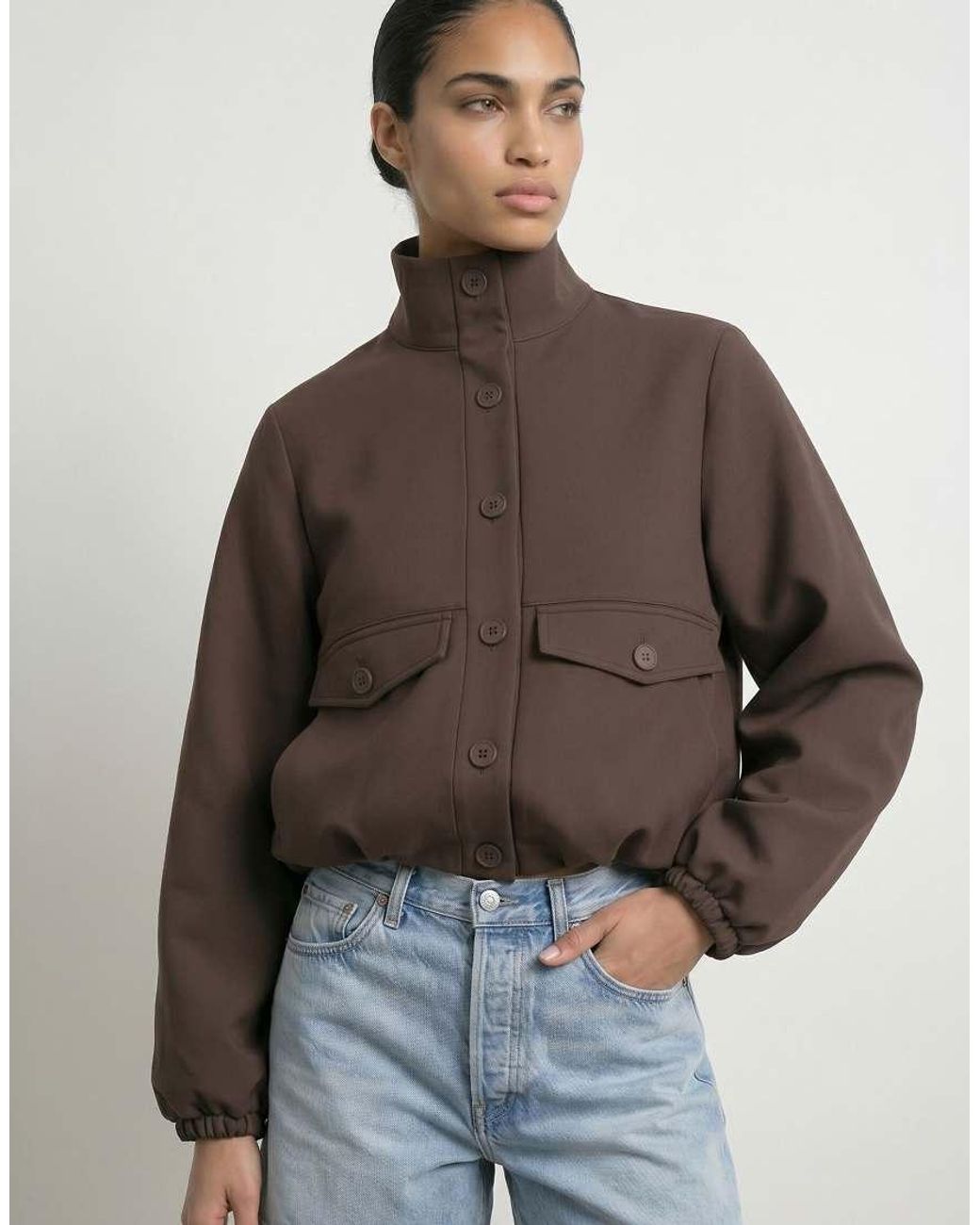 HYPEDROP Gray Shacket