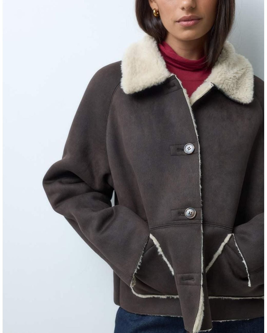 Giacca Foderata di ASOS in Gray