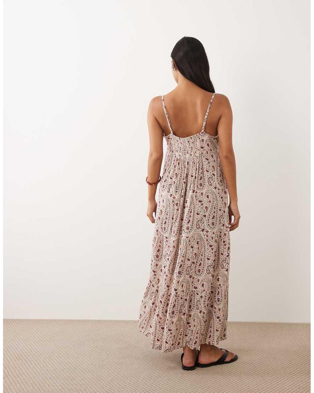 JDY Petite Red Cami Maxi Dress