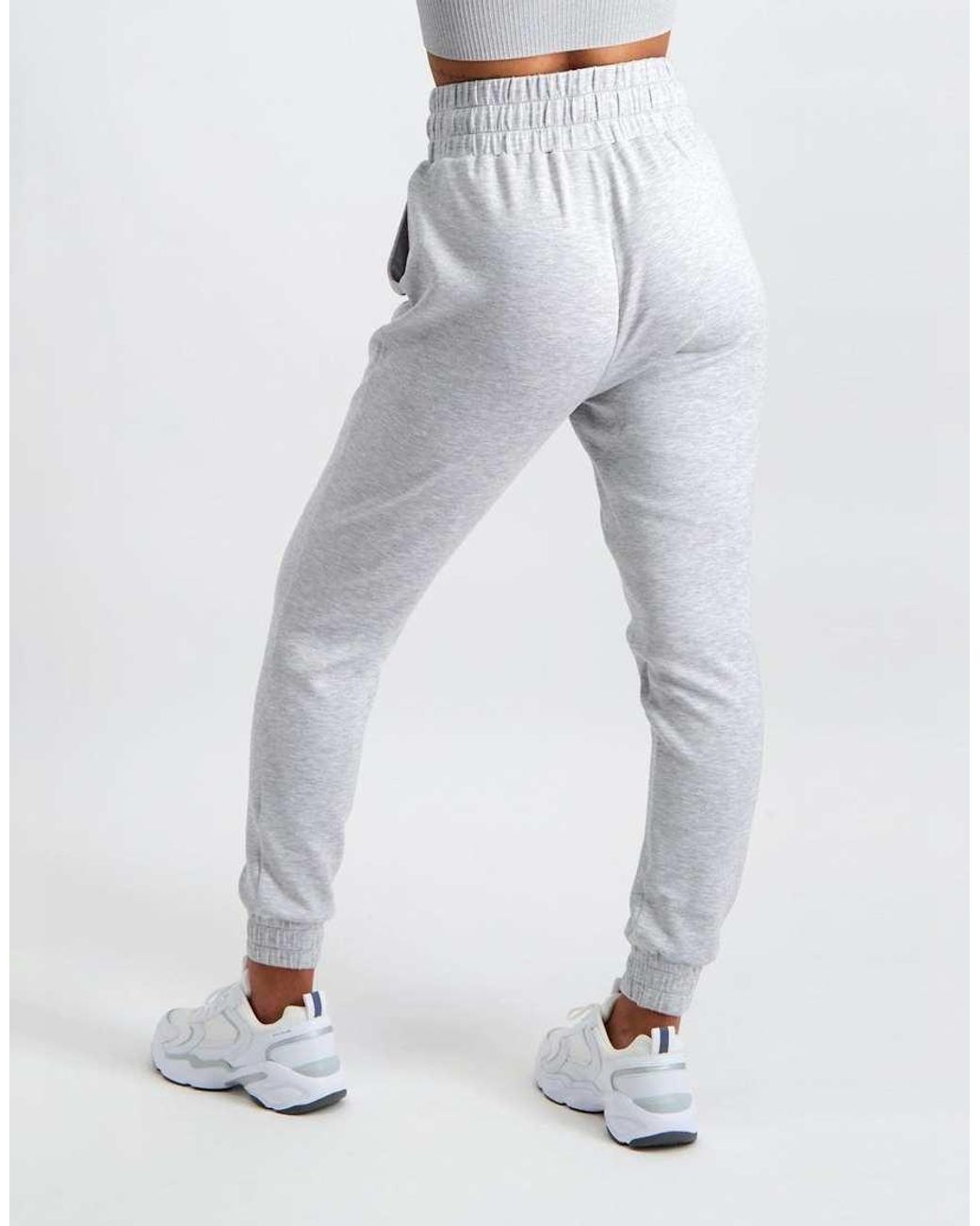 Aim'n White Light Melange Comfy Sweatpants