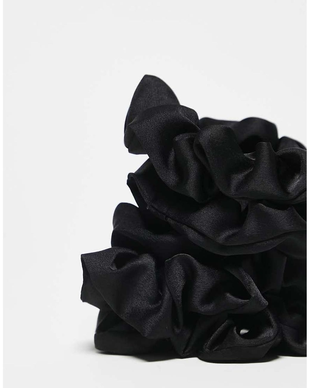 Kitsch Satin Sleep Scrunchies 5 Pack - Black