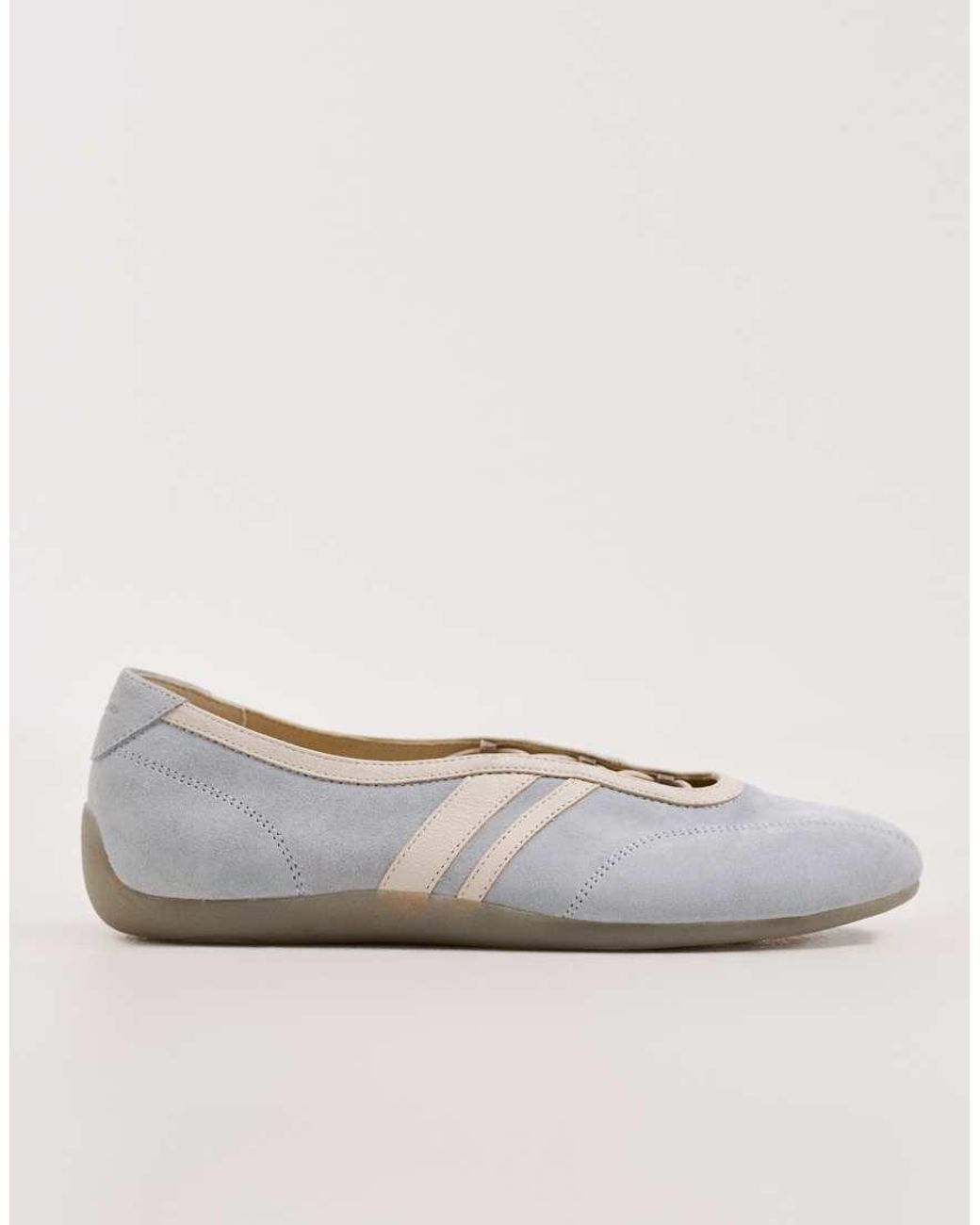 Vagabond Natural Shoemakers Hollie Suede Lace Up Ballet Flats
