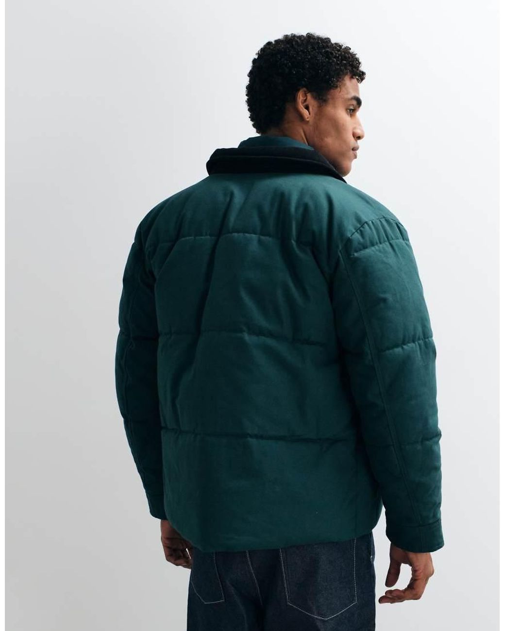 Lee Jeans Green Workwear Puffer Jacket for men