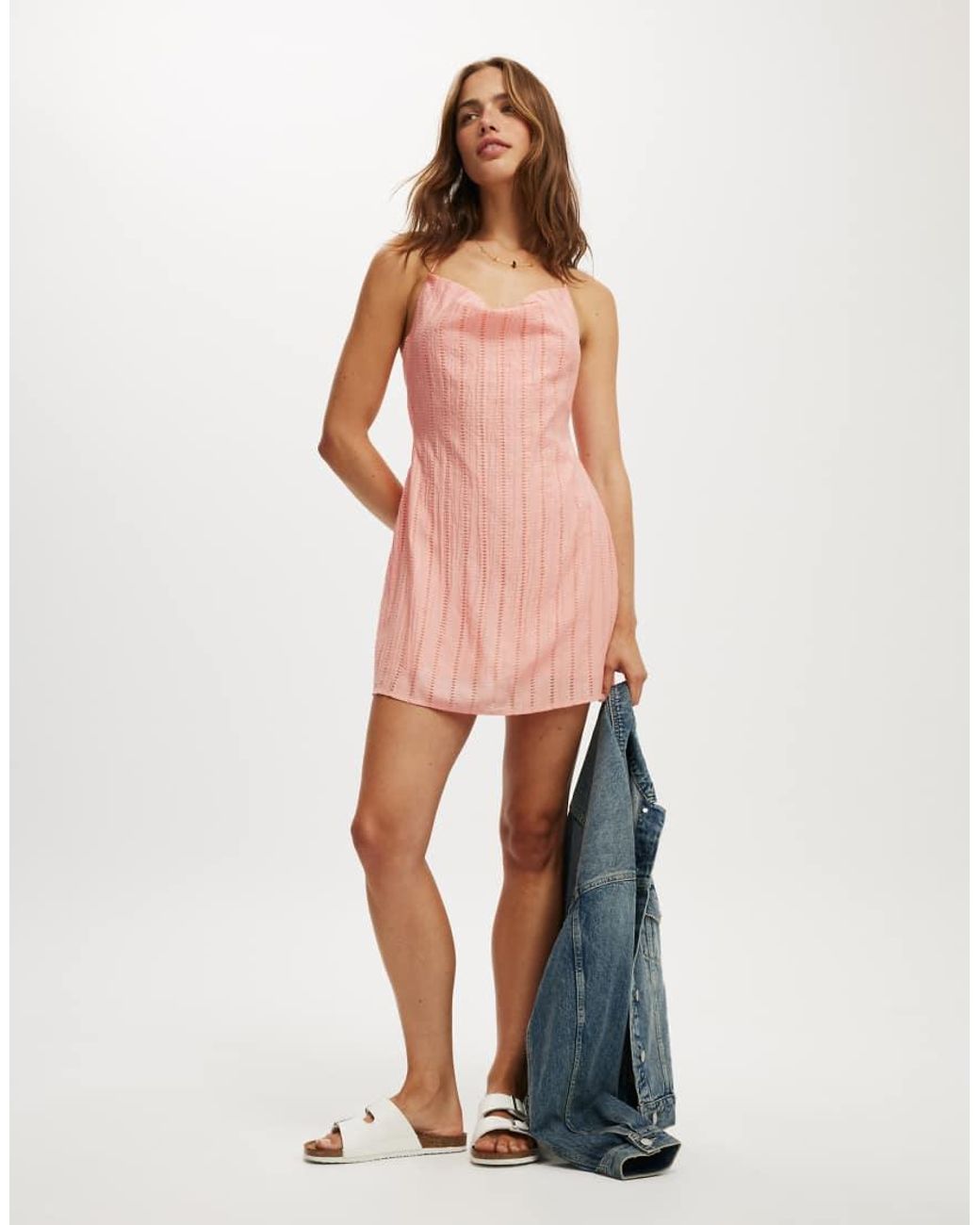 Cotton On Pink Jet Set Mini Dress