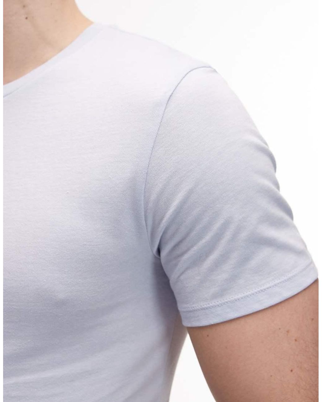 Lacoste Blue 3 Pack Loungewear T-shirts for men
