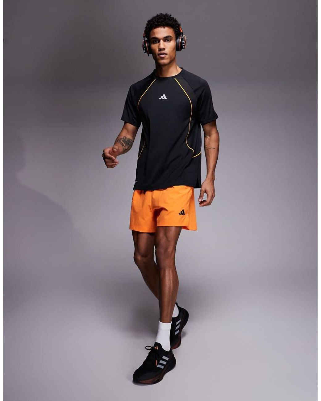 Adidas Originals Gray Adidas Training Climacool T-shirt for men