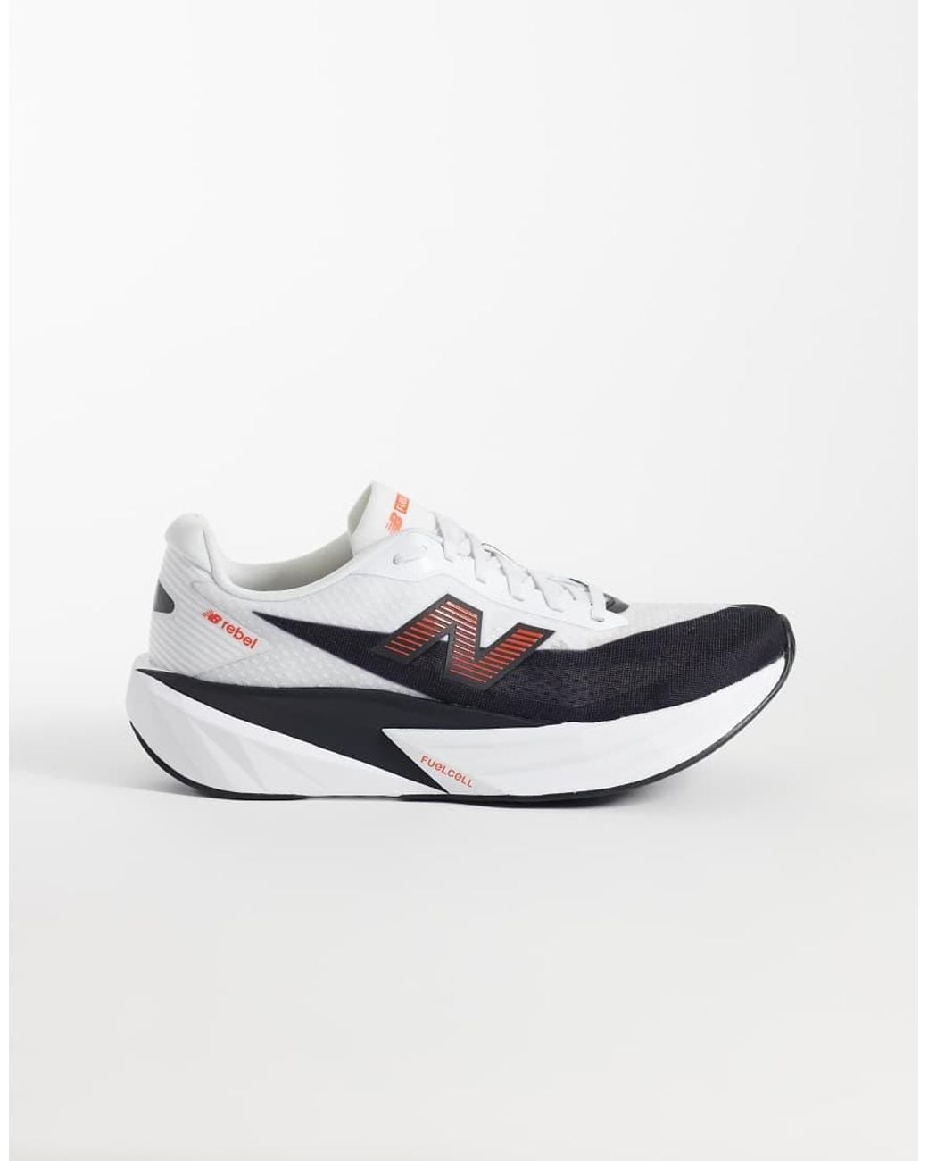 New Balance White Fuelcell Rebel V5 Running Trainers for men