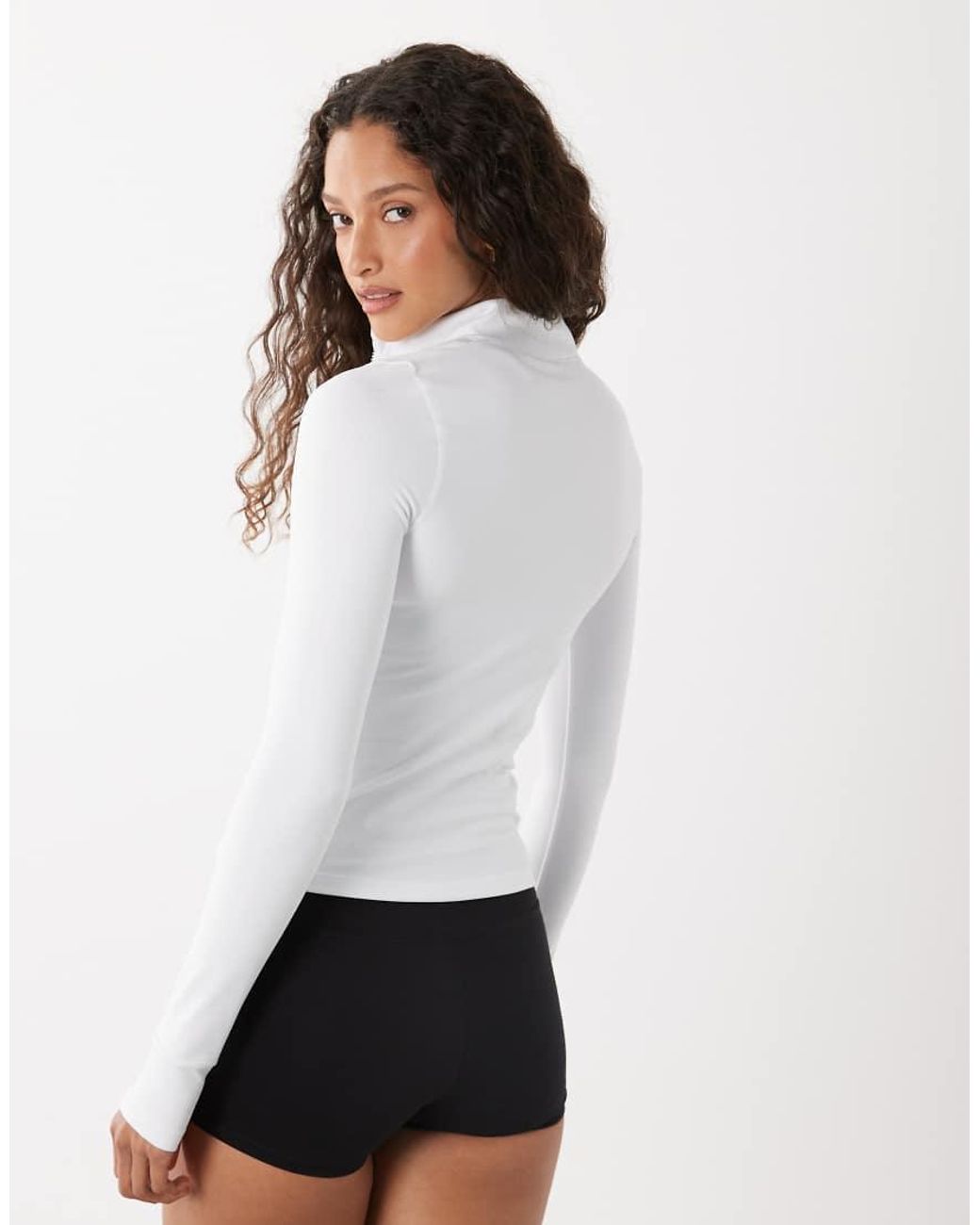 Cotton On White Active Ultra Soft Zip Through Jacket