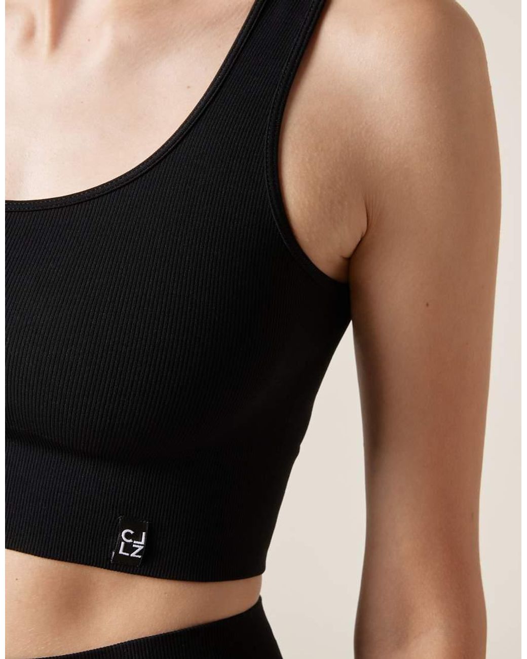 Calzedonia Black Seamless Sports Top