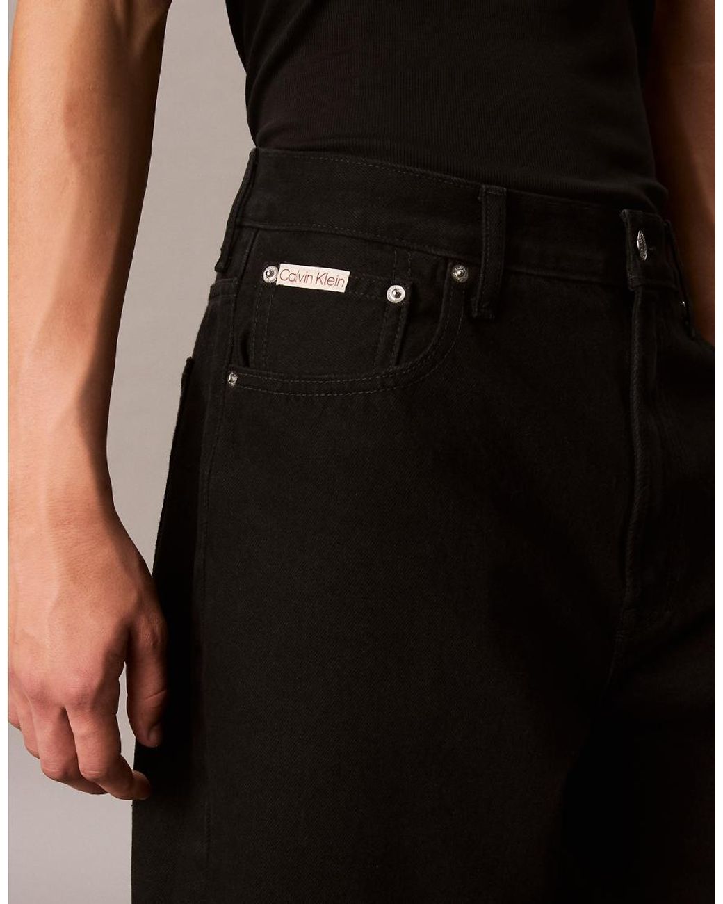 Calvin Klein Blue 90's Denim Classic Shorts for men