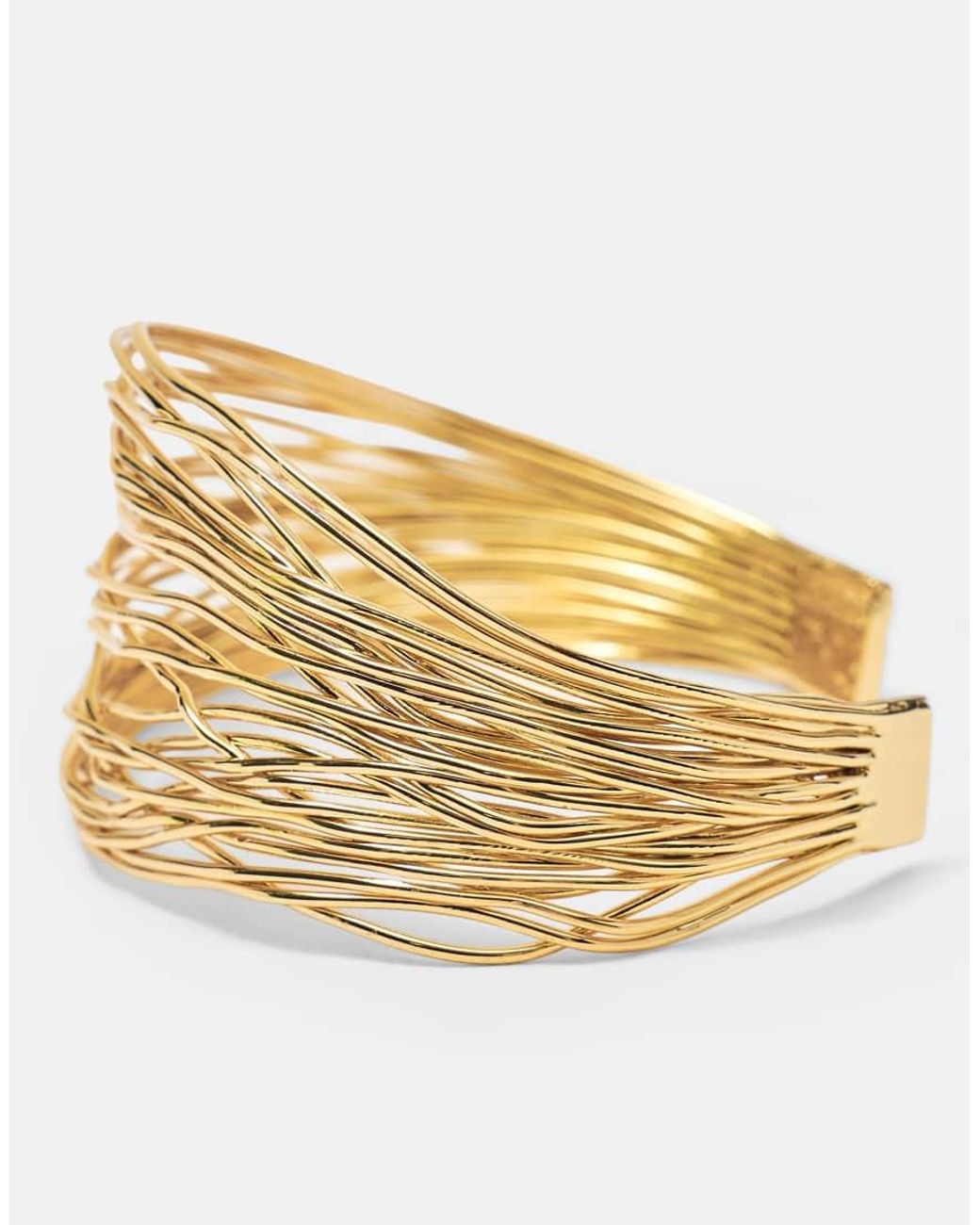 Pull&Bear Blue Fine-Strand Arm Cuff