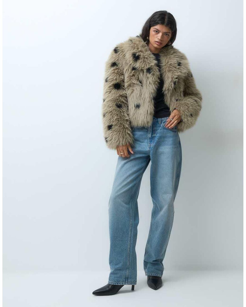 Vero Moda Natural Premium Faux Fur Short Jacket