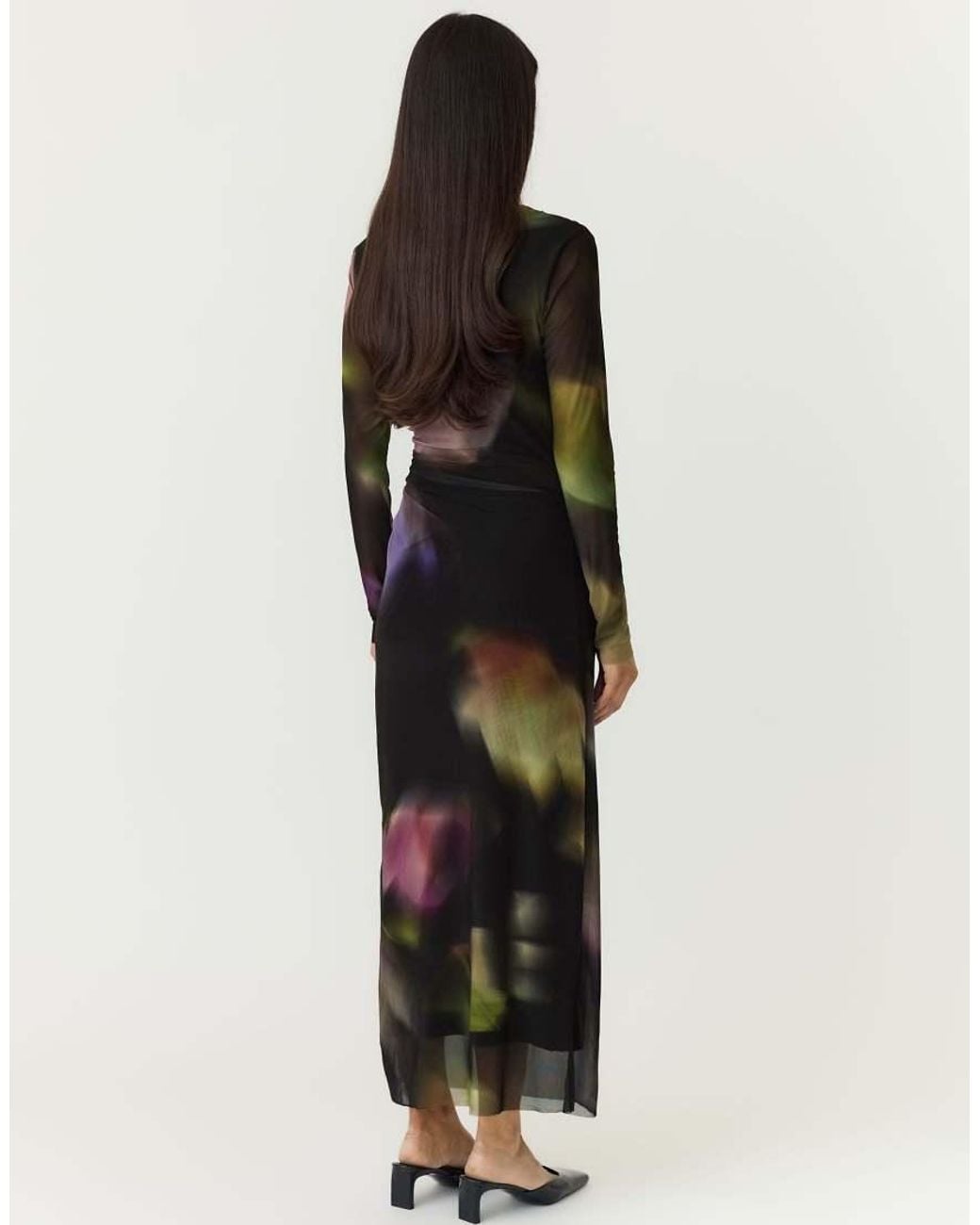 Y.A.S Black Midi Dress