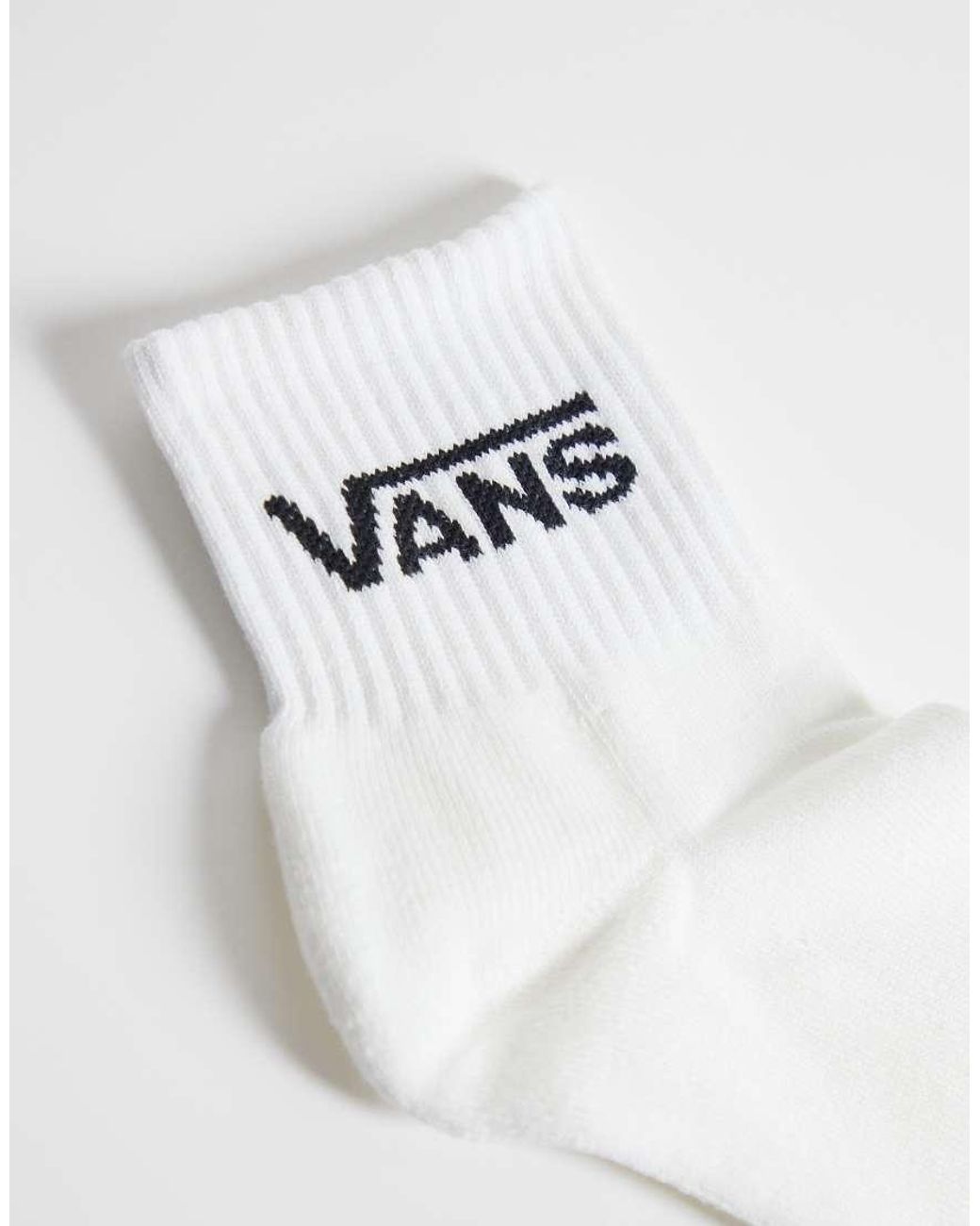 Vans White Classic Crew 3pck Socks