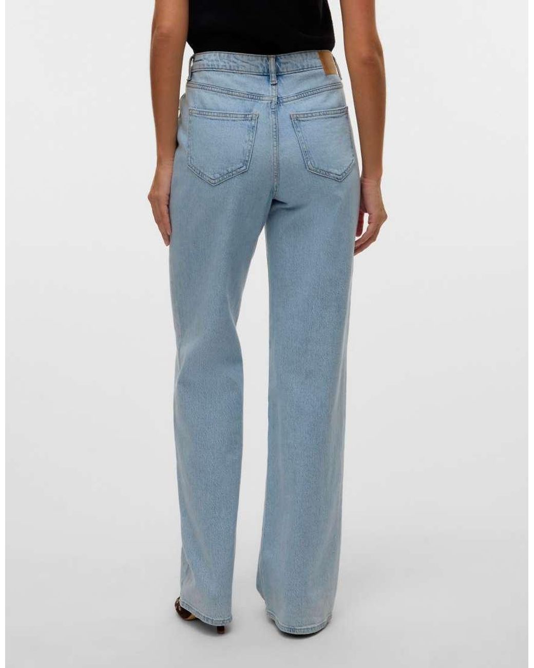 Vero Moda Blue Wide-Fit Jeans