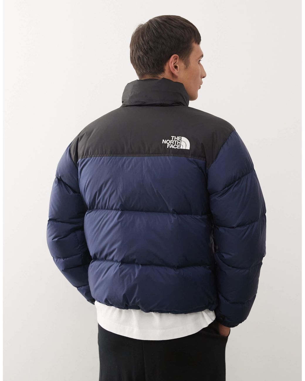 Retro nuptse - doudoune en duvet - marine The North Face pour homme en coloris Blue