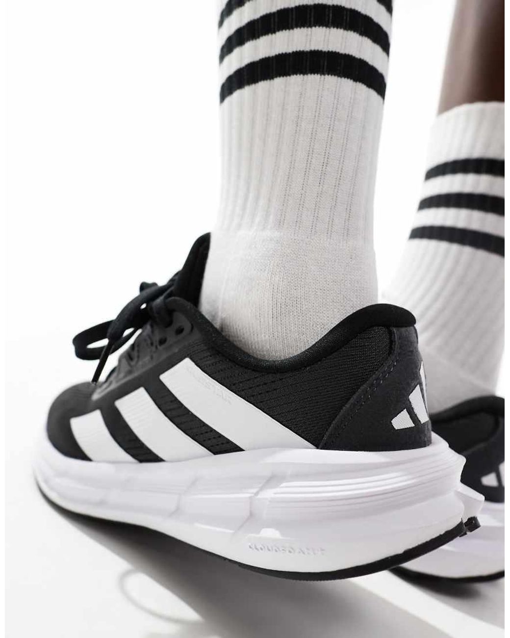 Adidas Originals White Adidas Running Questar 3 Trainers