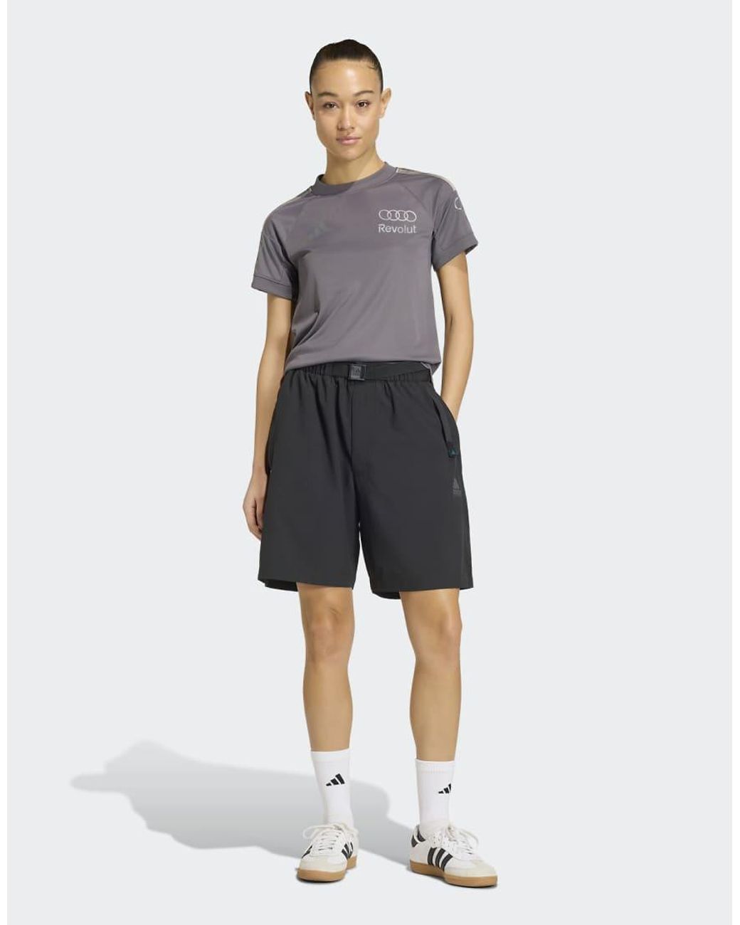 Adidas Originals Blue Audi Formula One Team Driver Jersey Short Sleeve