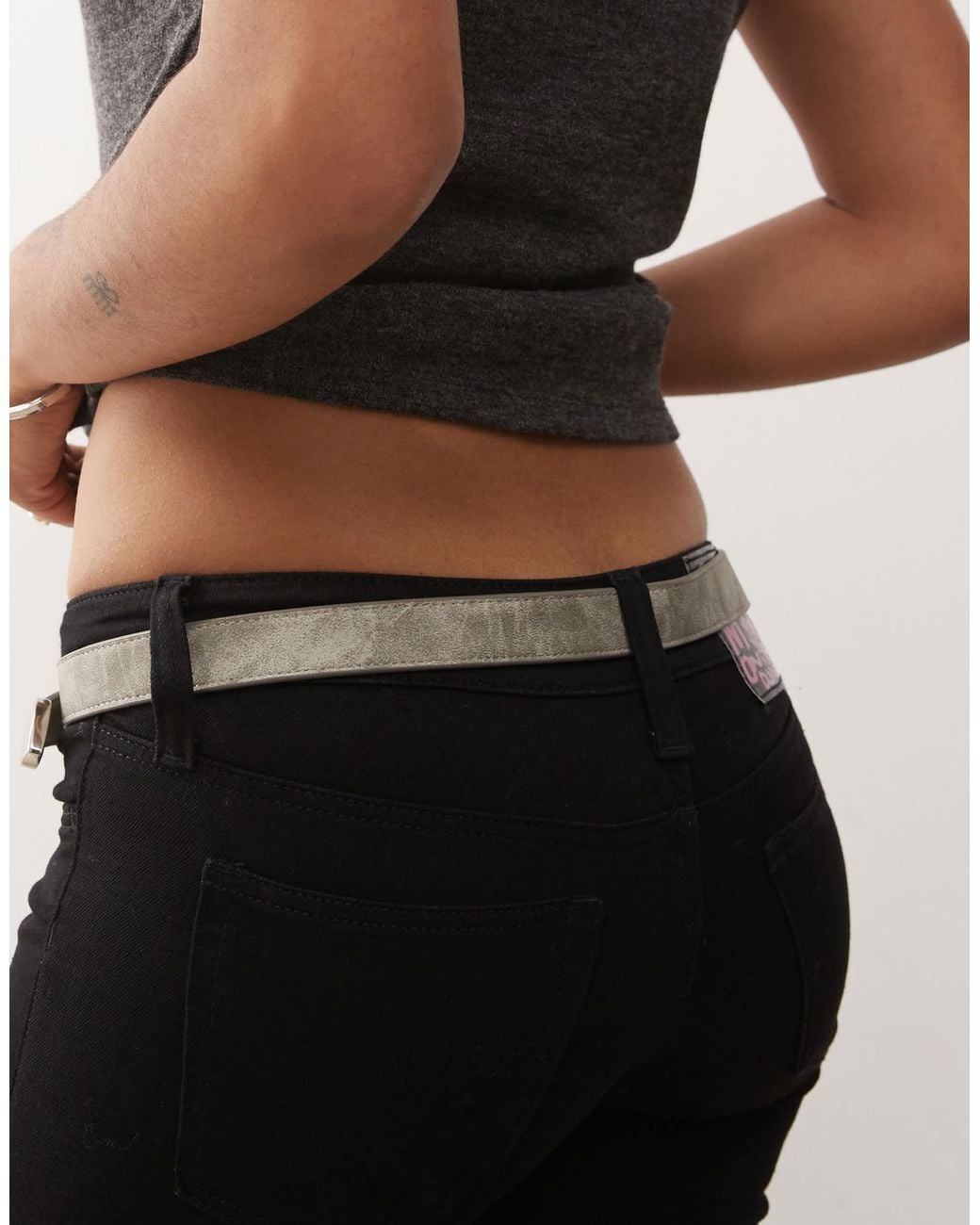 Weekday Black Multi D-ring Belt