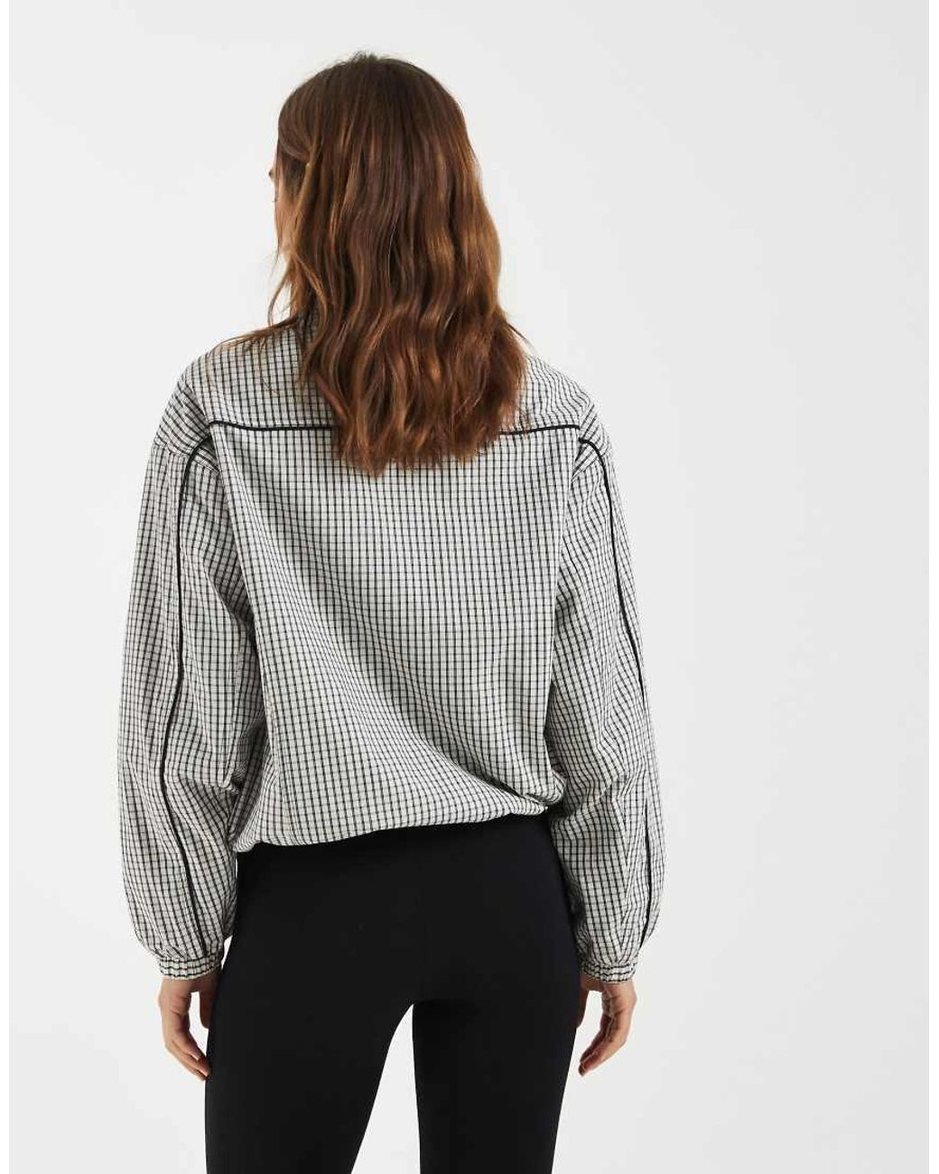 ASOS Gray Oversized Track Jacket