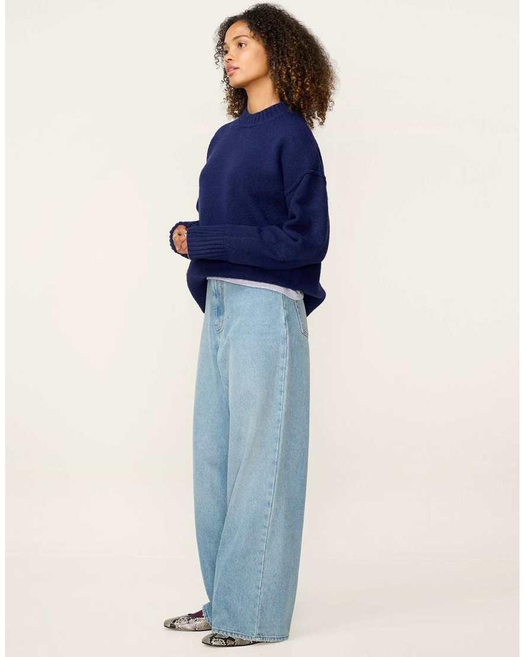 OMNES Blue Clementine Knitted Jumper