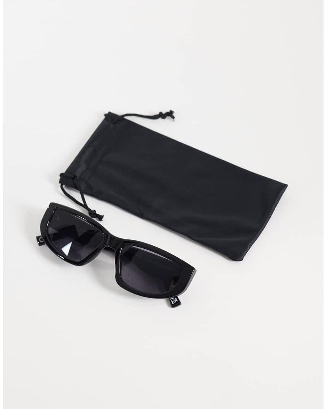 ASOS Black Cat Square Sunglasses