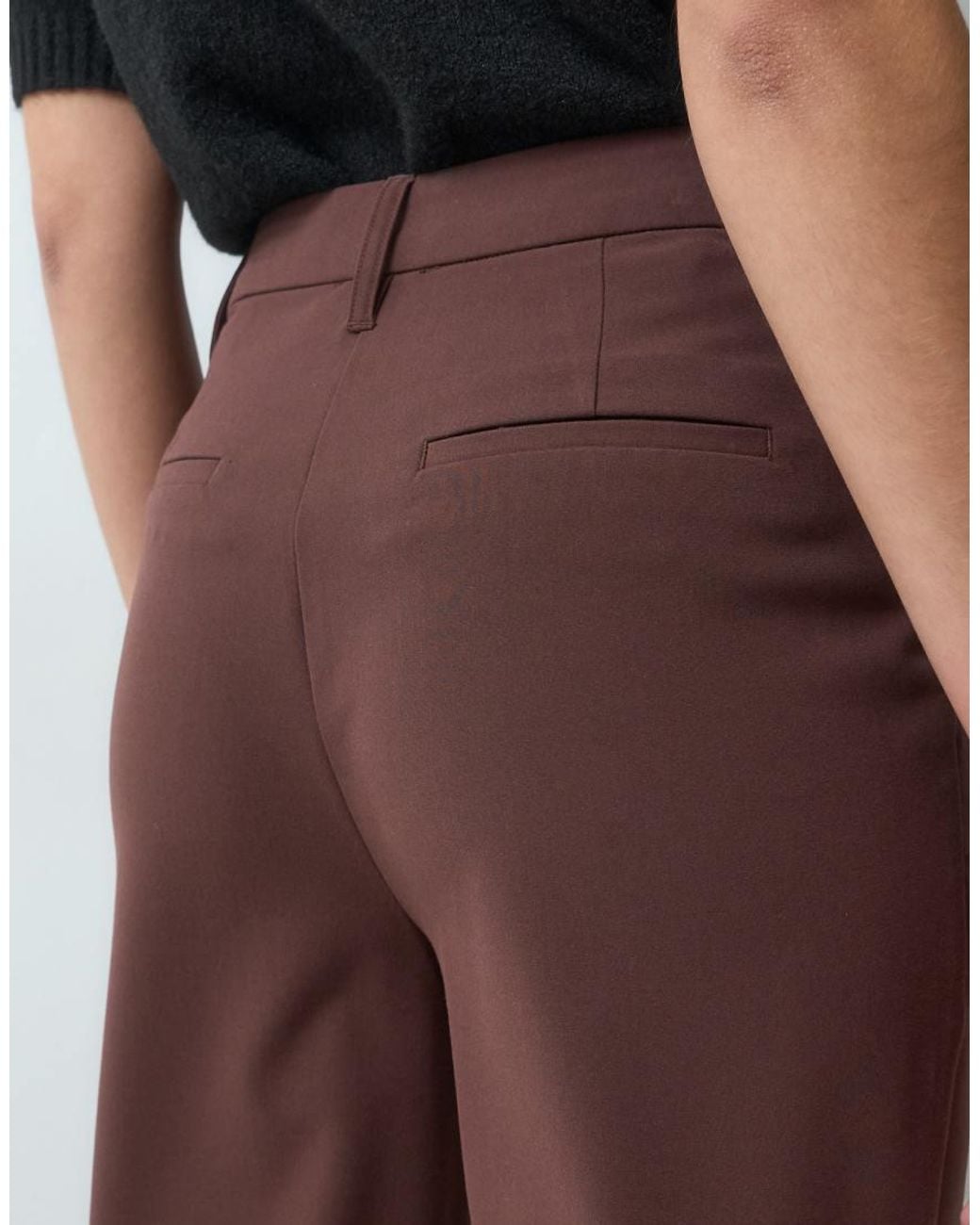 ASOS Brown Tailored Snatch Flares