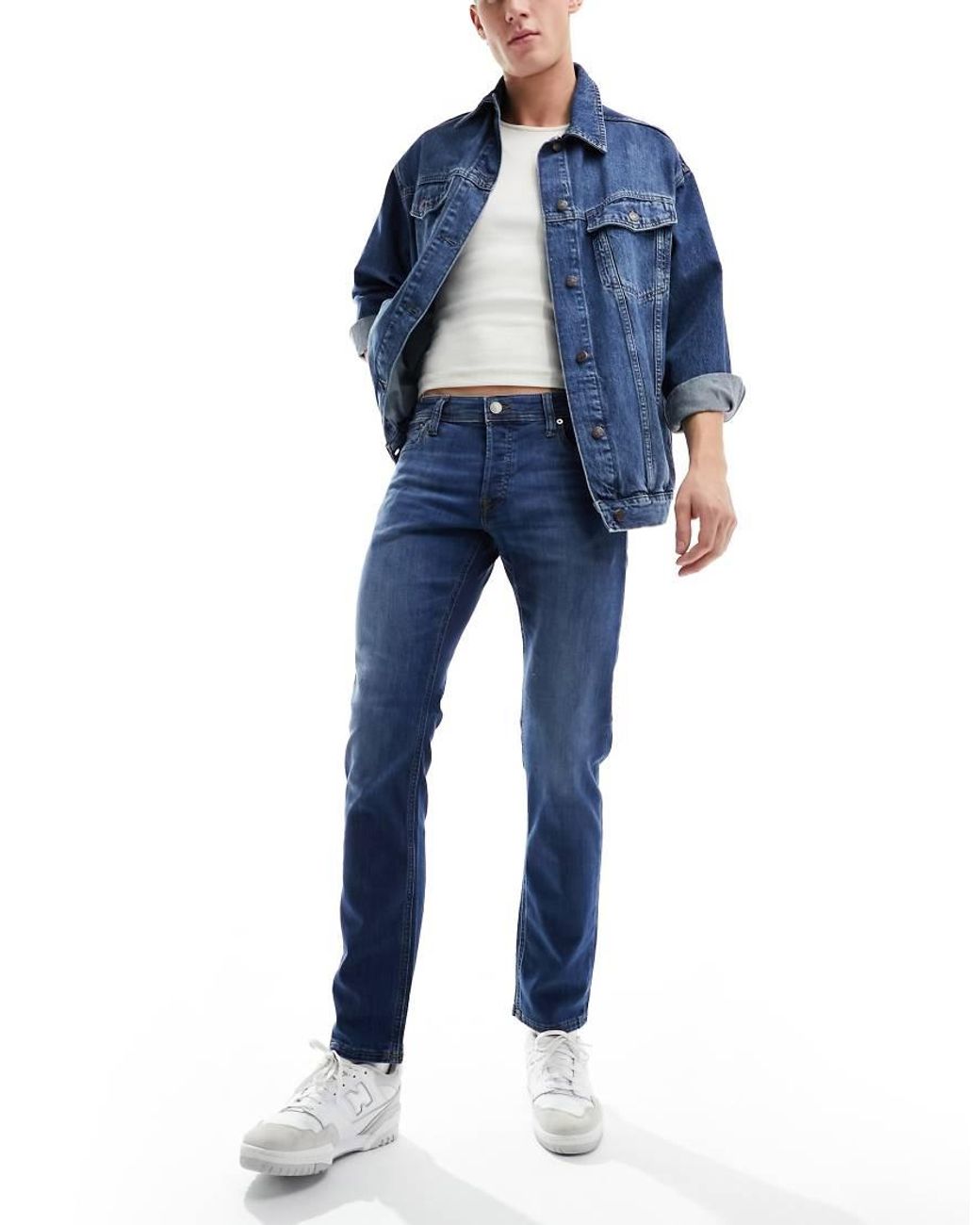 Jack & Jones Blue Glenn Slim Jean for men
