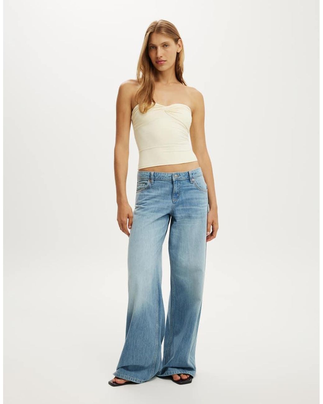 Cotton On Blue Hold Me Twist Bandeau