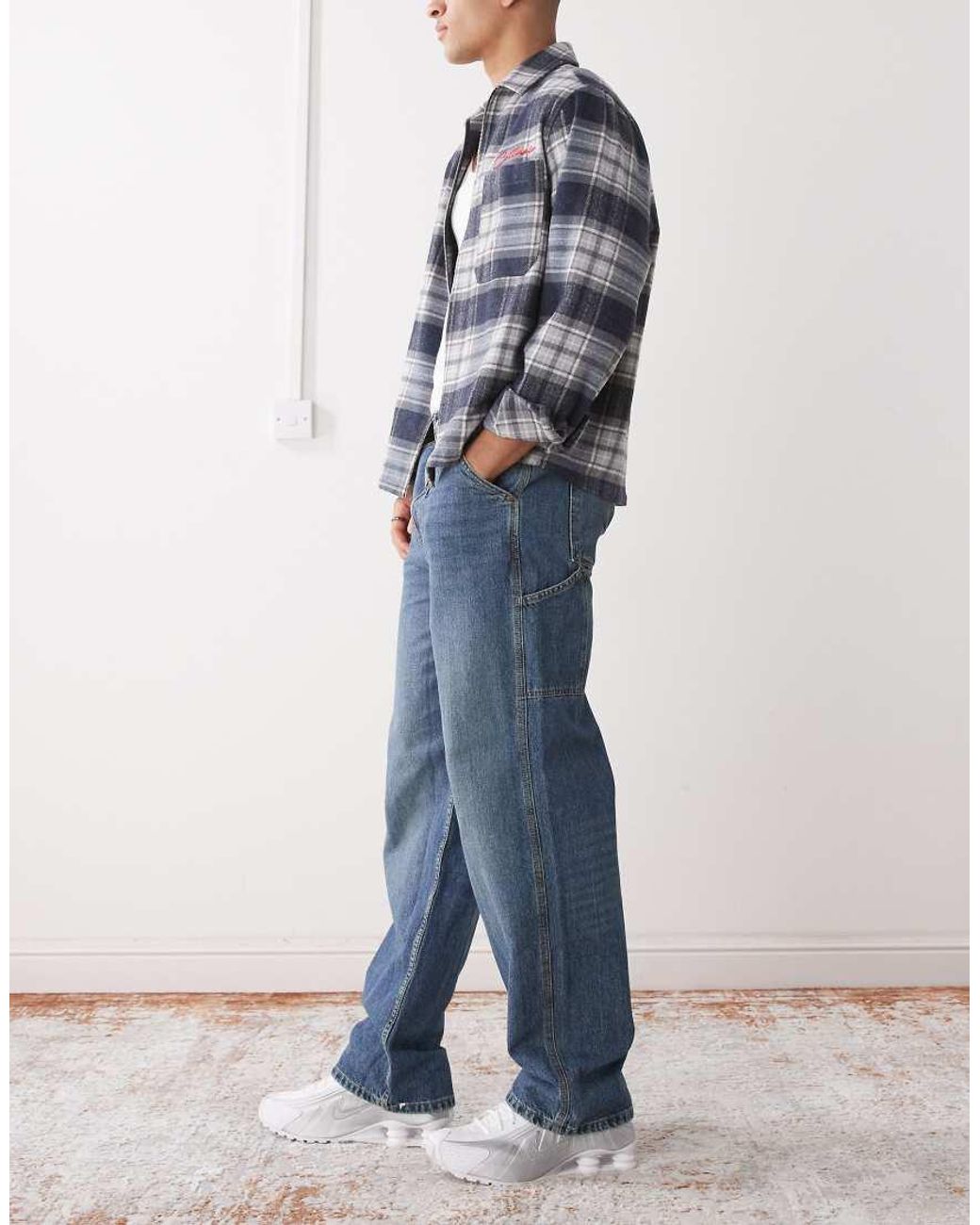 Collusion Blue X011 Carpenter Jeans for men