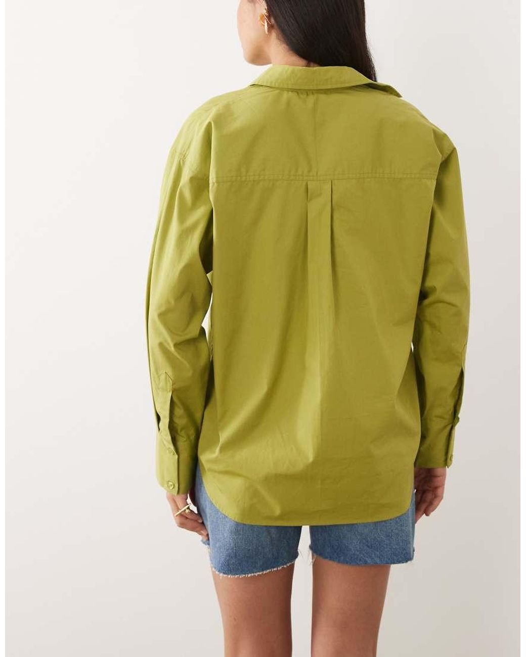 ASOS Yellow Classic Cotton Shirt