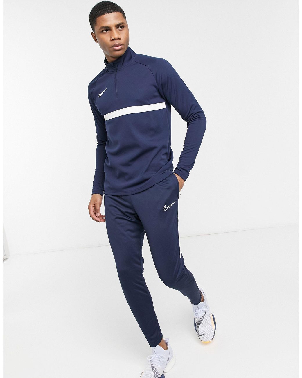 Nike Football Academy Drill Top in Blue for Men | Lyst UK