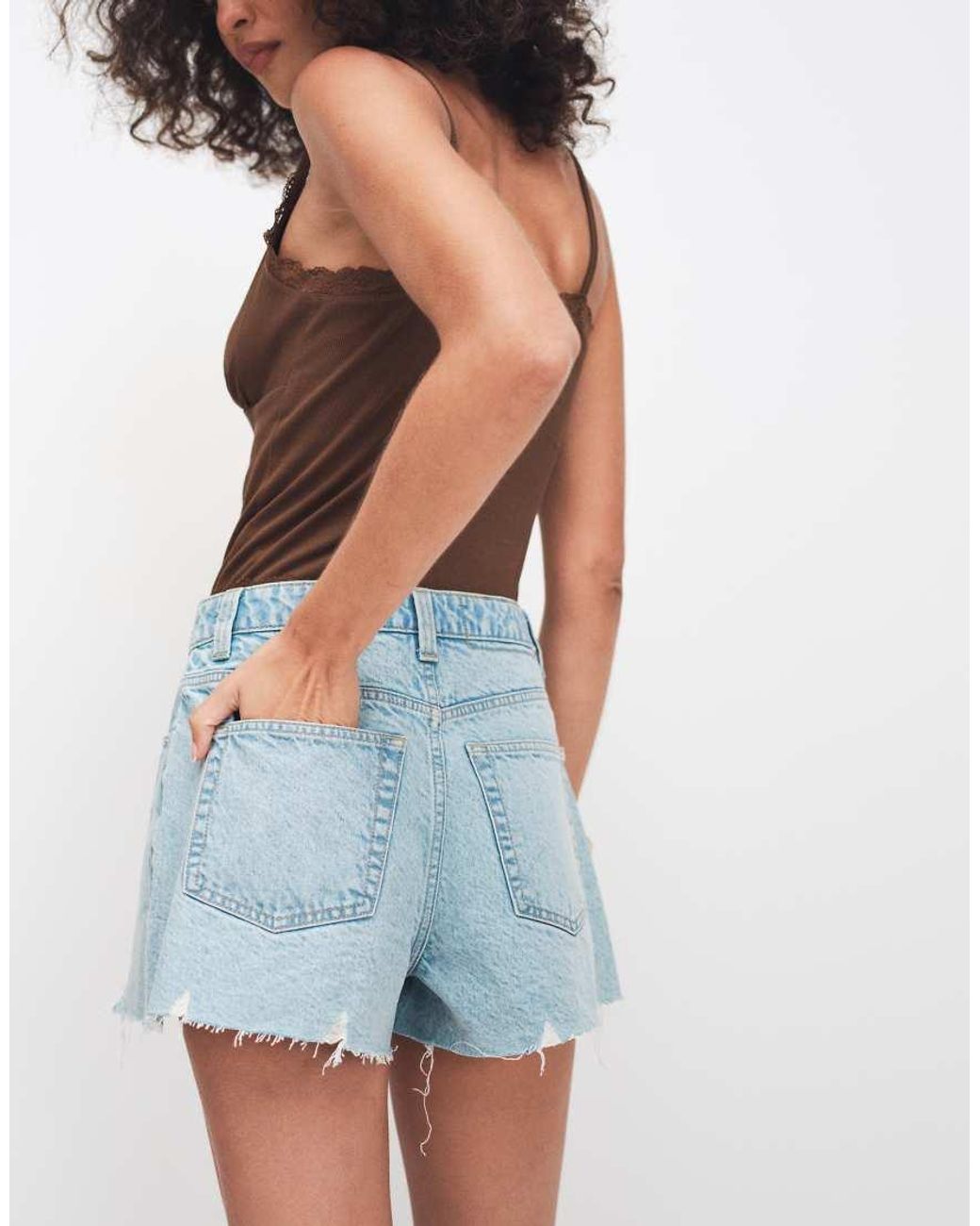 ASOS White Denim A Line Short