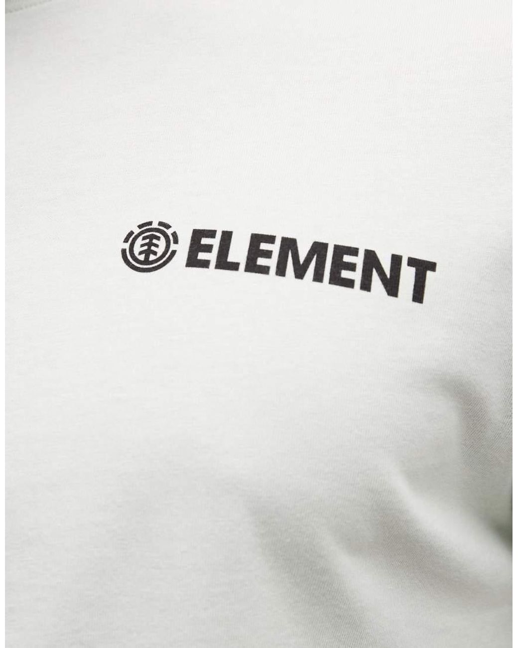 Element White Small Graphic T-shirt for men
