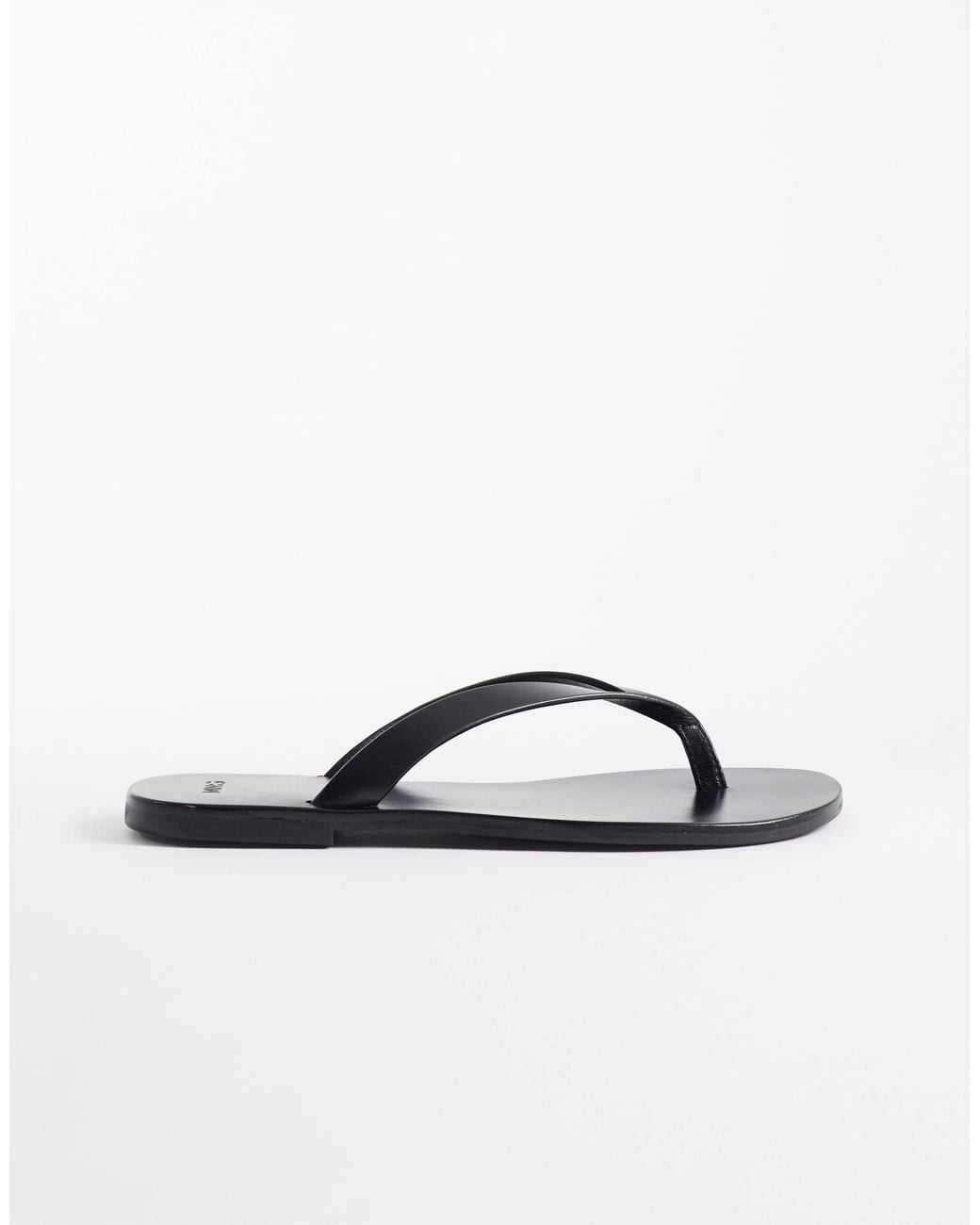 Mango Blue 100% Leather Flip Flops