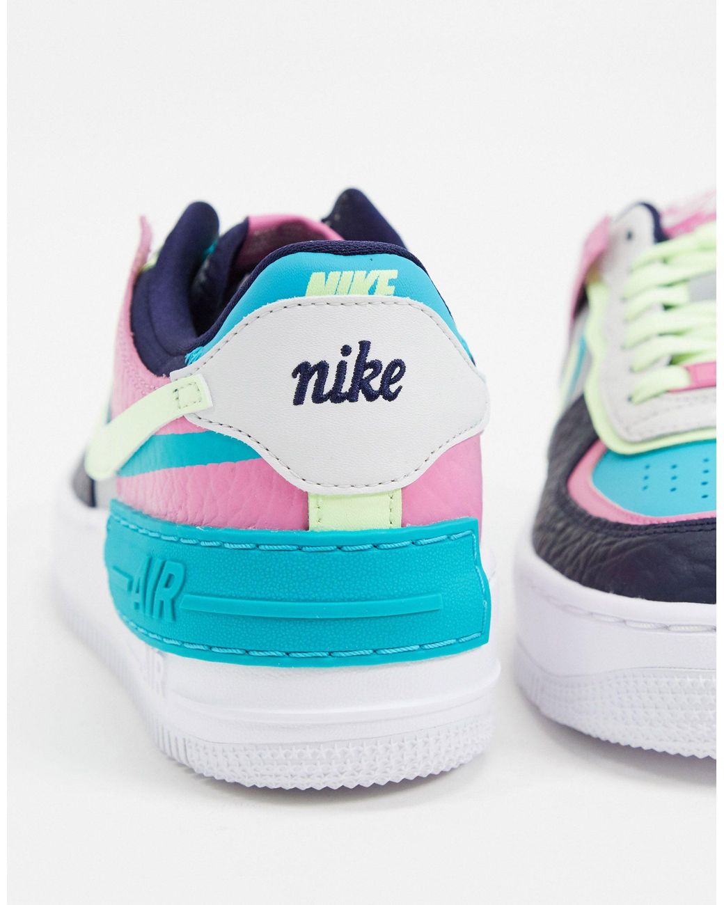 Nike – Air Force 1 Shadow – Bunte Sneaker in Blau | Lyst DE