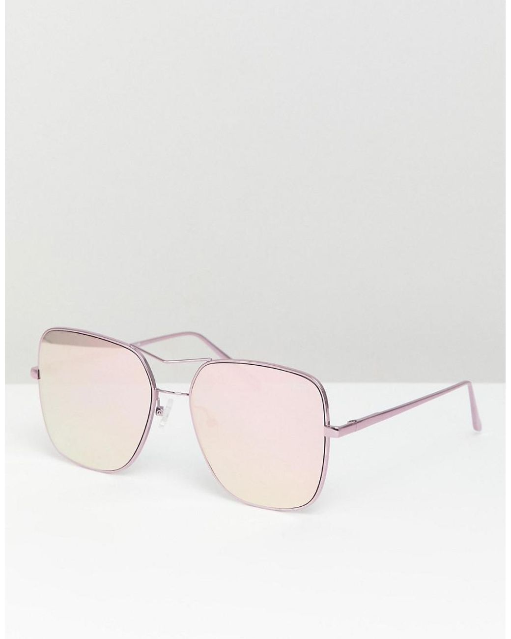 Quay Australia Damen Sonnenbrille STOP AND STARE sunglasses pink/pink 