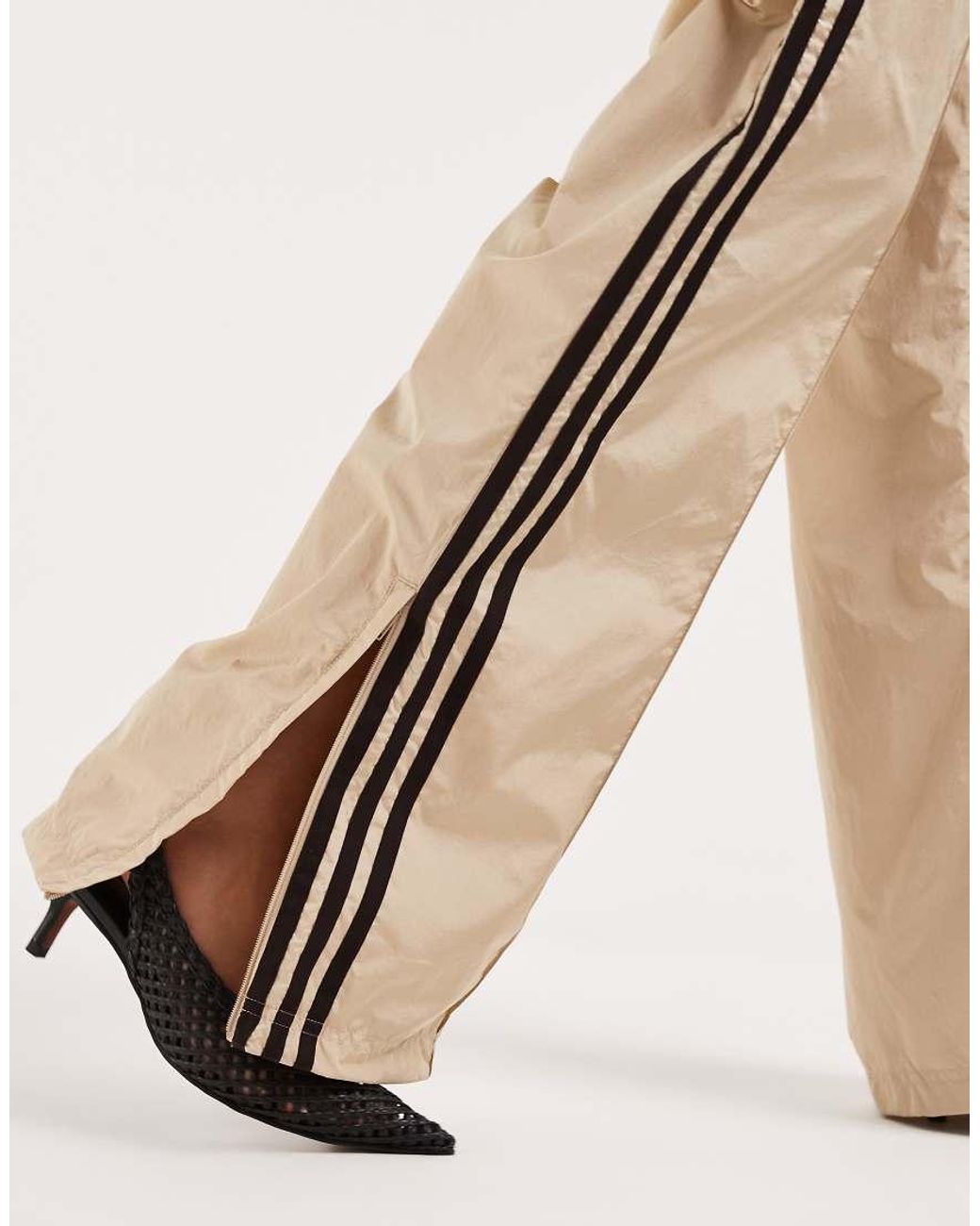 Adidas Originals Natural Firebird Loose Nylon Trackies