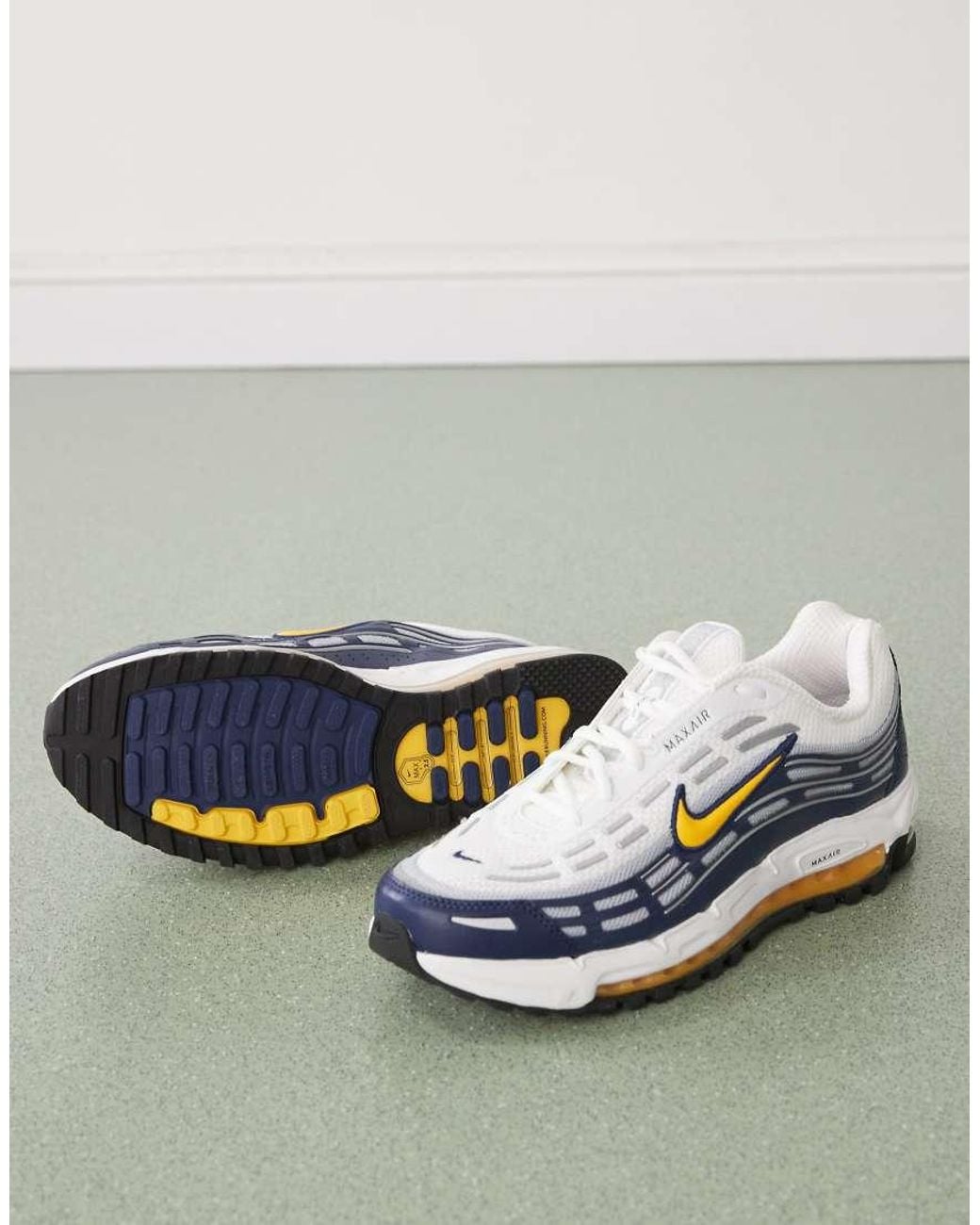 Zapatillas De Deporte Blancas Y Azul Marino Air Max Tl 2.5 De -Gris Nike de color Blue