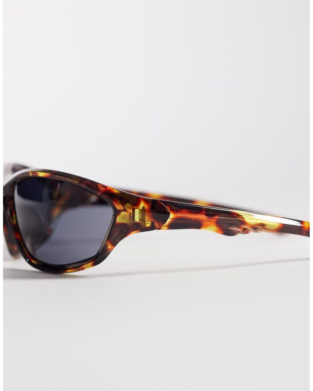 ASOS Blue Wrap Sunglasses for men