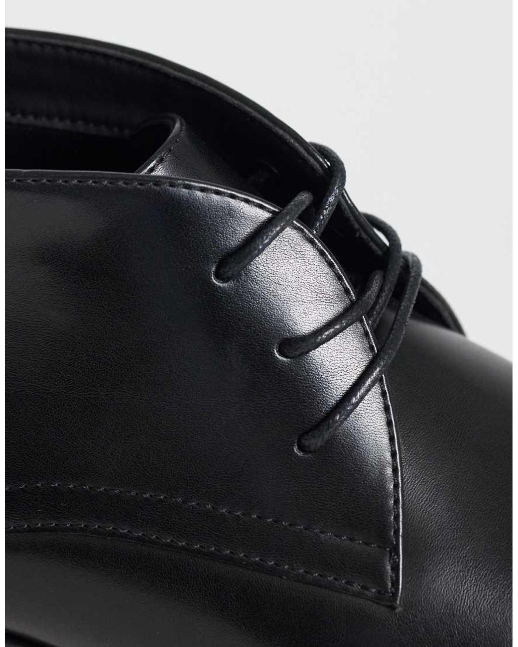ASOS Black Lace Up Chukka Boots for men