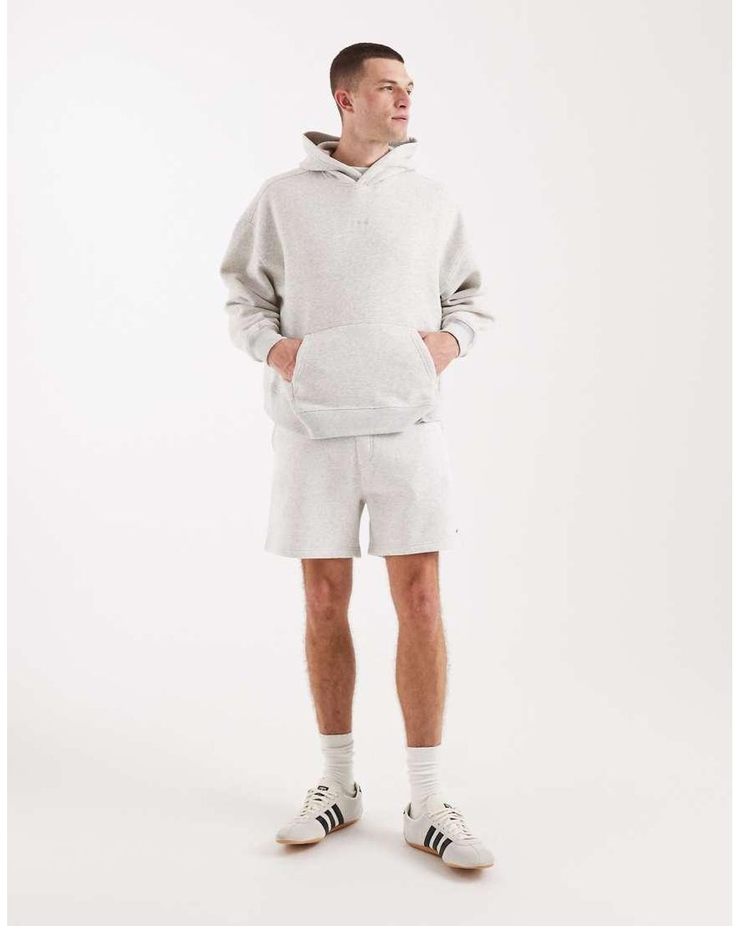 Tommy Hilfiger Gray Flag Shorts for men