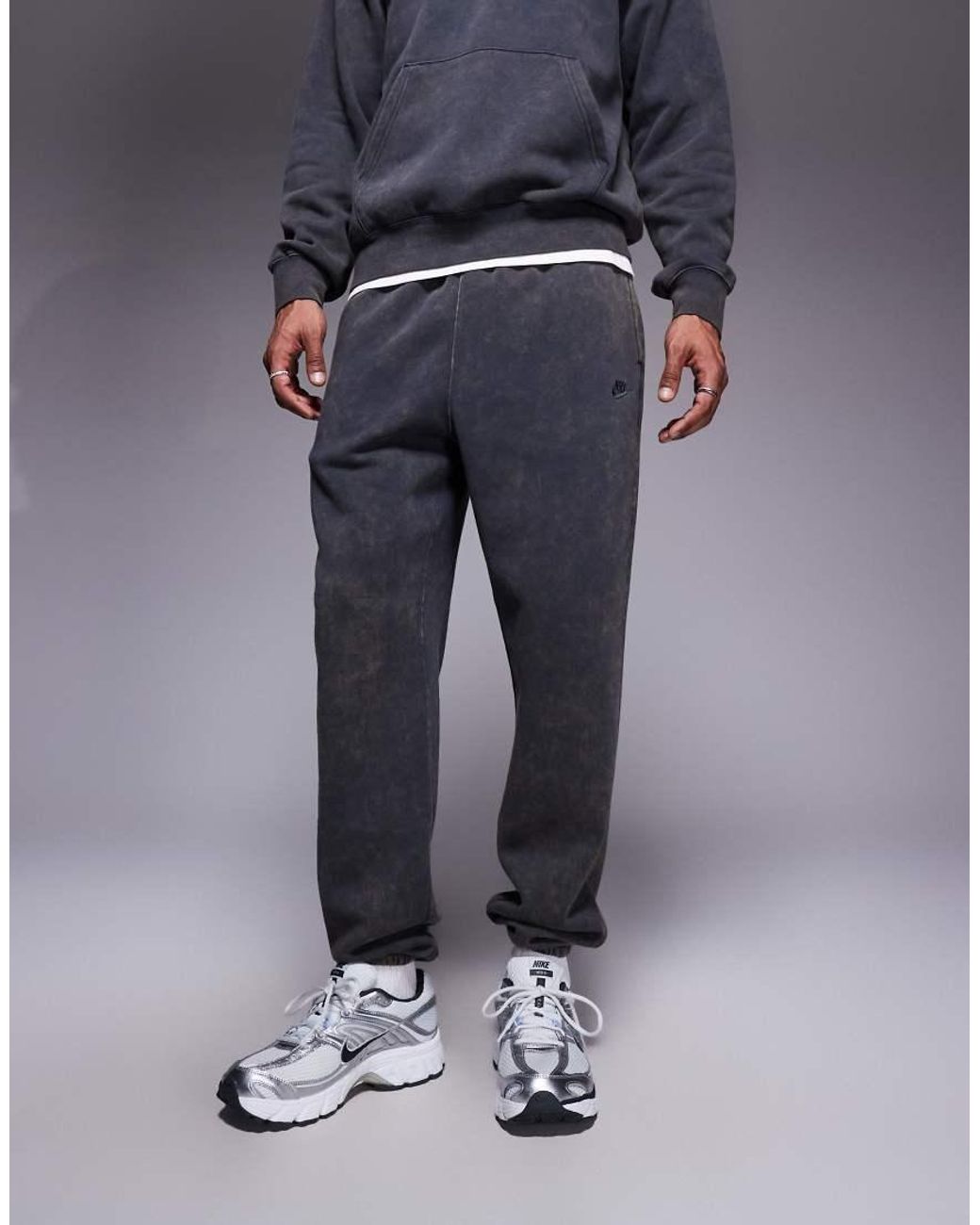 Nike Blue Club Cuffed Joggers for men