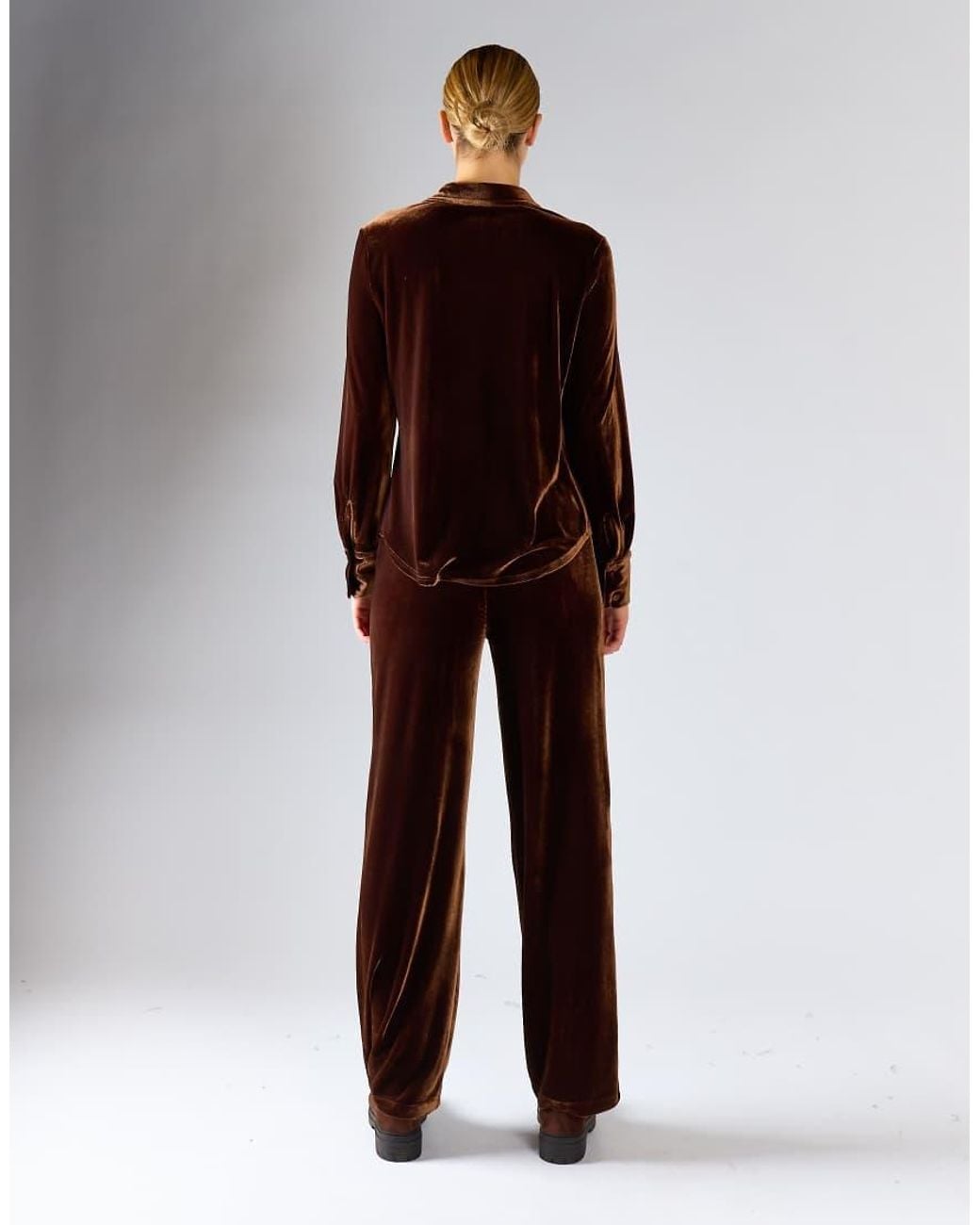 Glamorous Brown Pull On Wide Leg Trousers